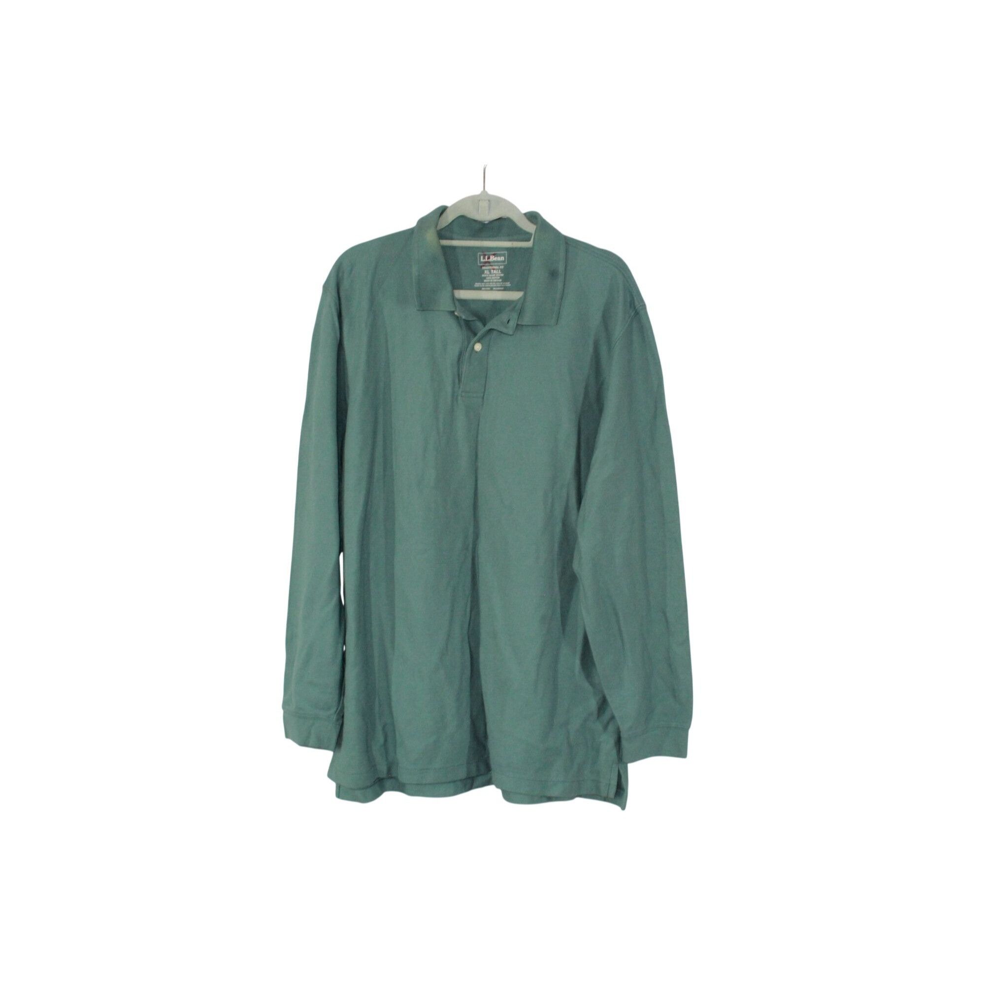 L.L. Bean LL Bean Premium Double L Polo Long Sleeve Relaxed Shirt Size US XL / EU 56 / 4 - 1 Thumbnail