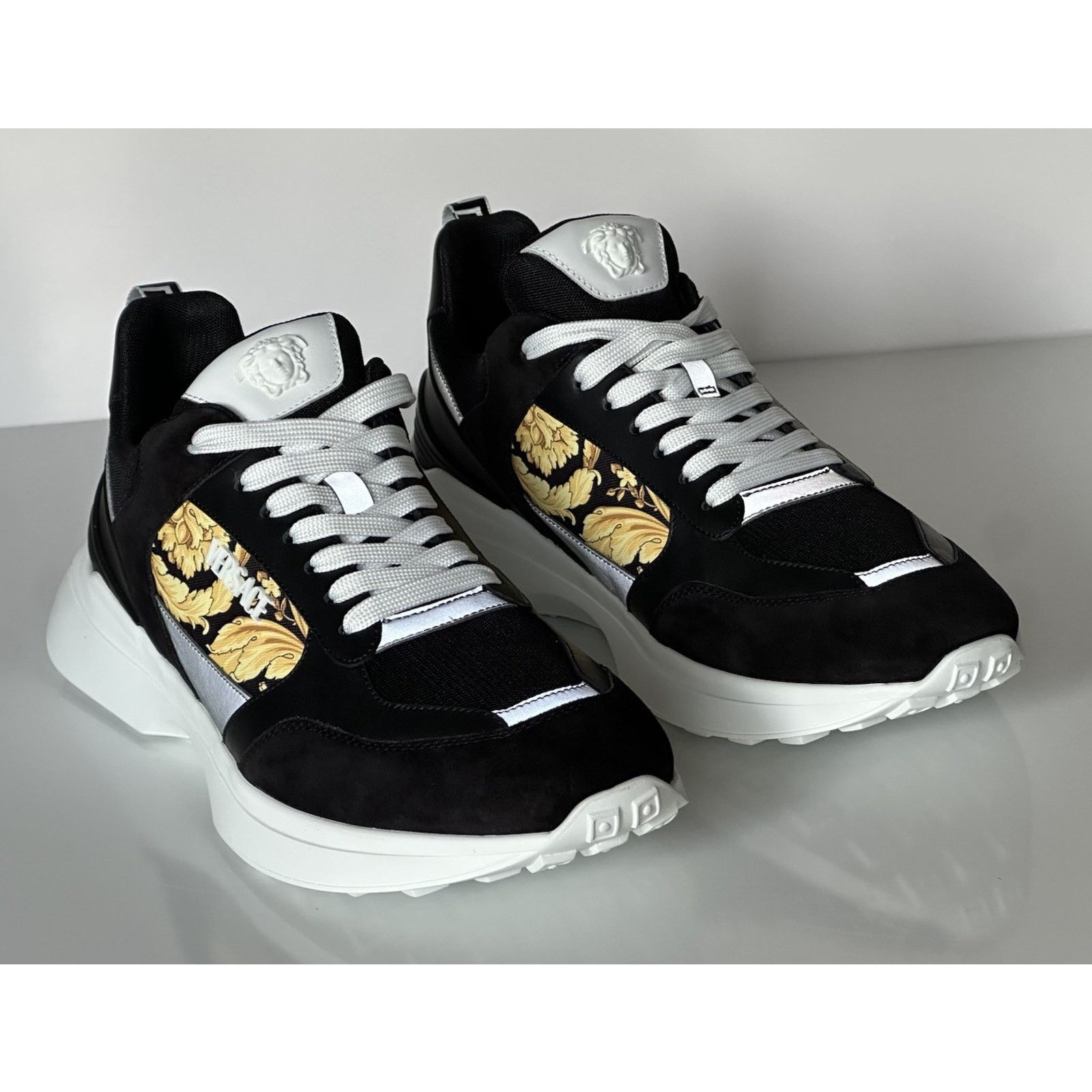 Versace Versace Medusa Men’s Black/Gold Sneakers 12 US 1011942 Size US 12 / EU 45 - 9 Thumbnail