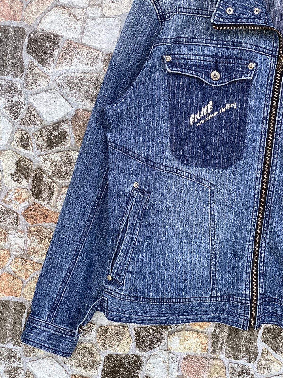 If Six Was Nine × Japanese Brand 💥BlueB Neo Denim Jacket Size US XL / EU 56 / 4 - 7 Thumbnail