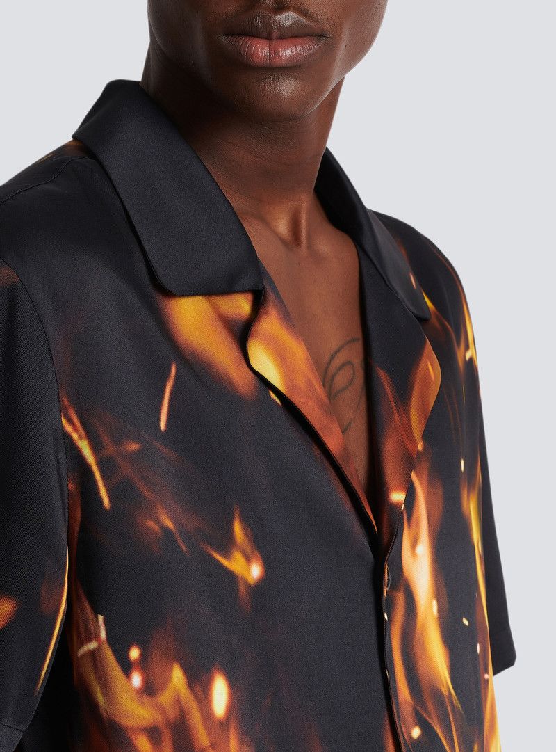 Balmain o1y0426 Patterned Shirt in Multicolor Size US S / EU 44-46 / 1 - 2 Thumbnail