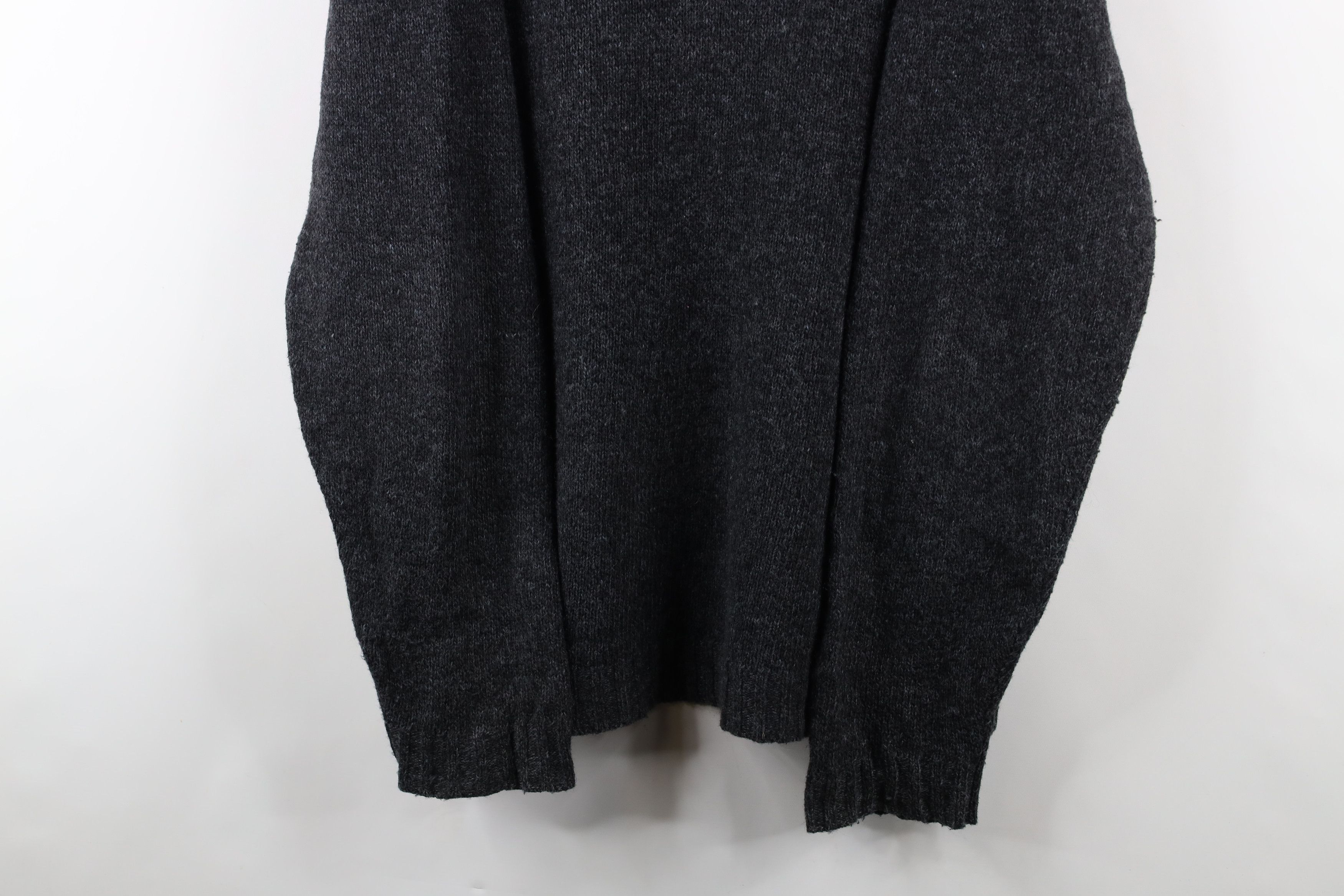 Vintage Vintage 90s Streetwear Wool Blend Knit V-Neck Sweater Size US L / EU 52-54 / 3 - 3 Thumbnail