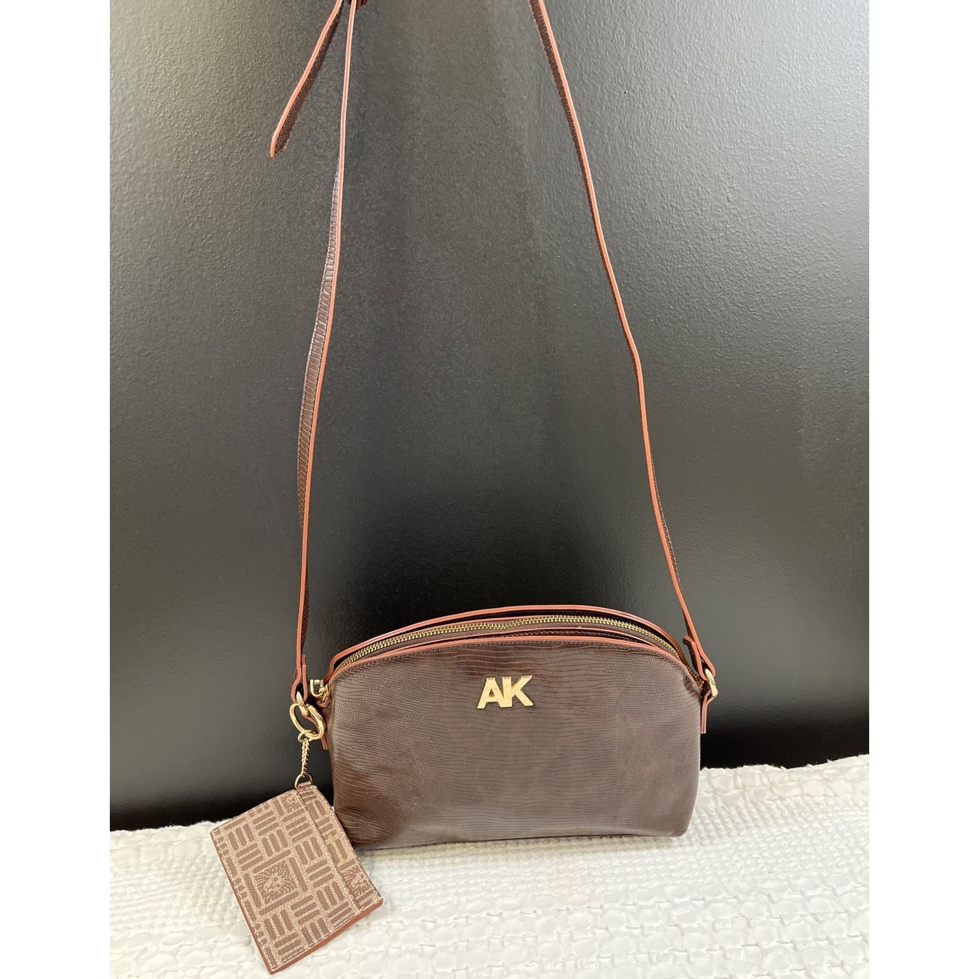 Anne Klein Anne Klein Women's Brown Purse/Crossbody W/ Card Holder SKU Size ONE SIZE - 2 Thumbnail