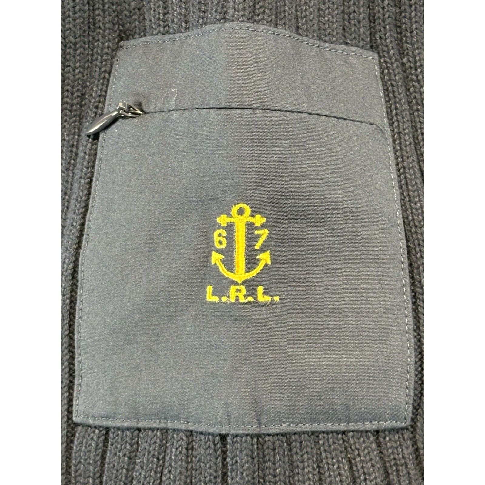 Ralph Lauren Lauren Ralph Lauren Ribbed Sweater Women’s 1X Plus Navy Lace Sides Nautical Size XL / US 12-14 / IT 48-50 - 7 Thumbnail