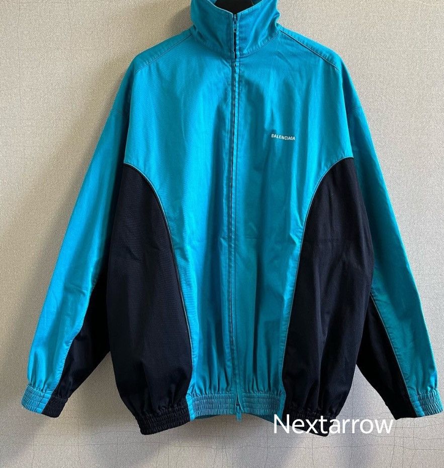 Balenciaga BALENCIAGA SS20 Embroidered Logo Lake Blue Sp 2412-Nextarrow Size US S / EU 44-46 / 1 - 1 Thumbnail