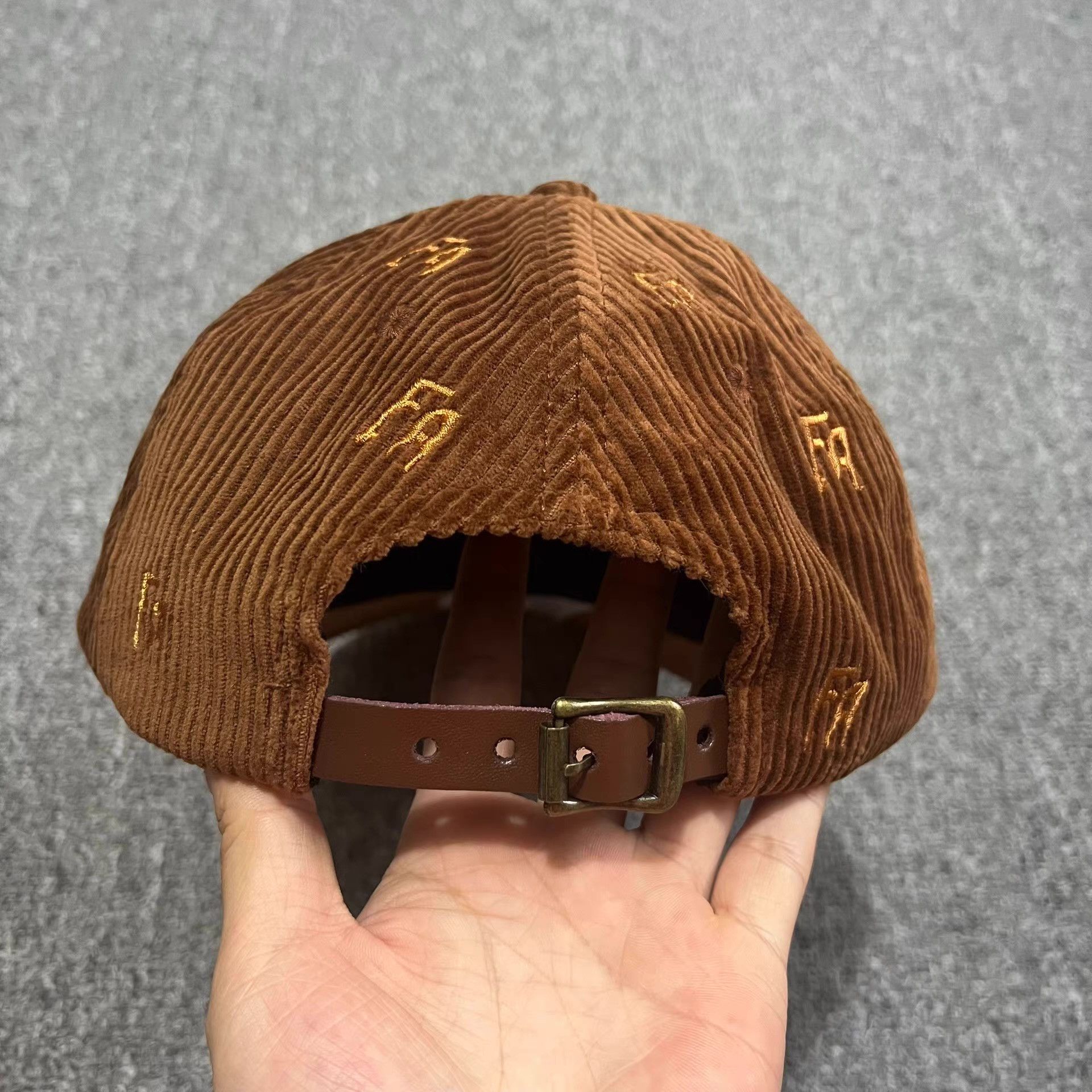 Fucking Awesome FuckingAwesomeEmbroideredCorduroyCurvedBrim Baseball Cap Q7 Size ONE SIZE - 4 Thumbnail