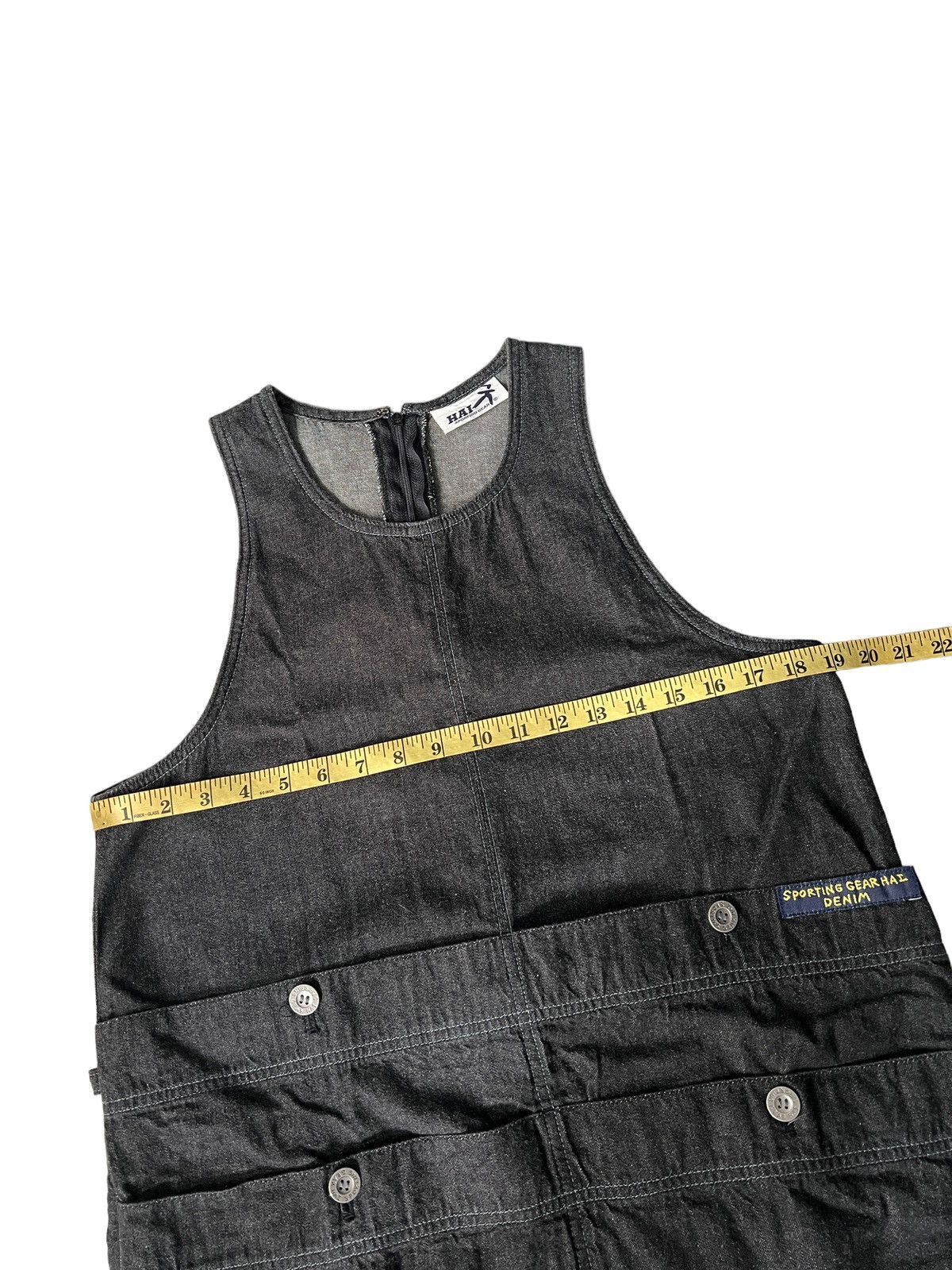 Hai Sporting Gear Vintage Hai Sporting Gear Denim Midi Dress Size M / US 6-8 / IT 42-44 - 12 Thumbnail