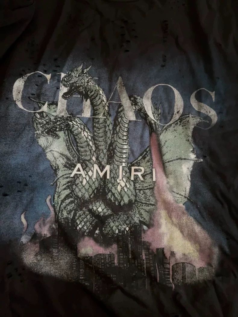 Amiri AMIRI Kidora three-headed dragon short sleeves 2501-Nextarr Size US XL / EU 56 / 4 - 2 Thumbnail