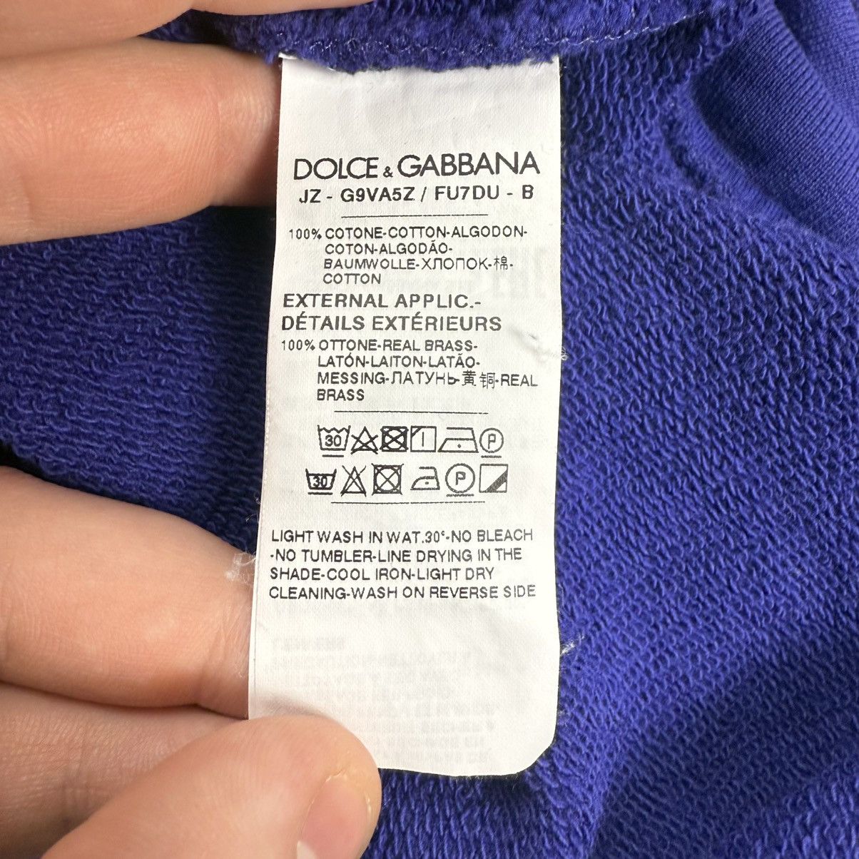 Dolce & Gabbana Dolce & Gabbana Metal Logo ‘Purple’ Crewneck Size US L / EU 52-54 / 3 - 6 Thumbnail