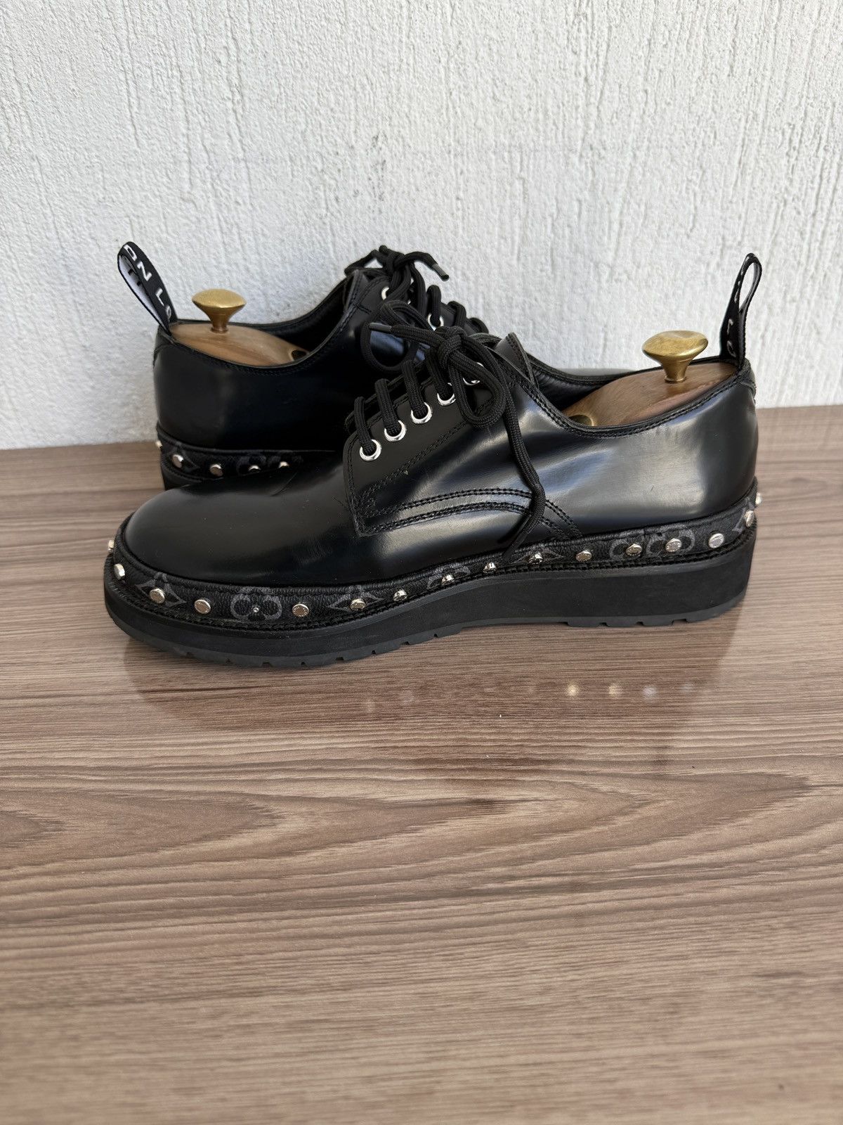 Louis Vuitton ice Line Derby with monogram eclipse Size US 7 / EU 40 - 18 Thumbnail