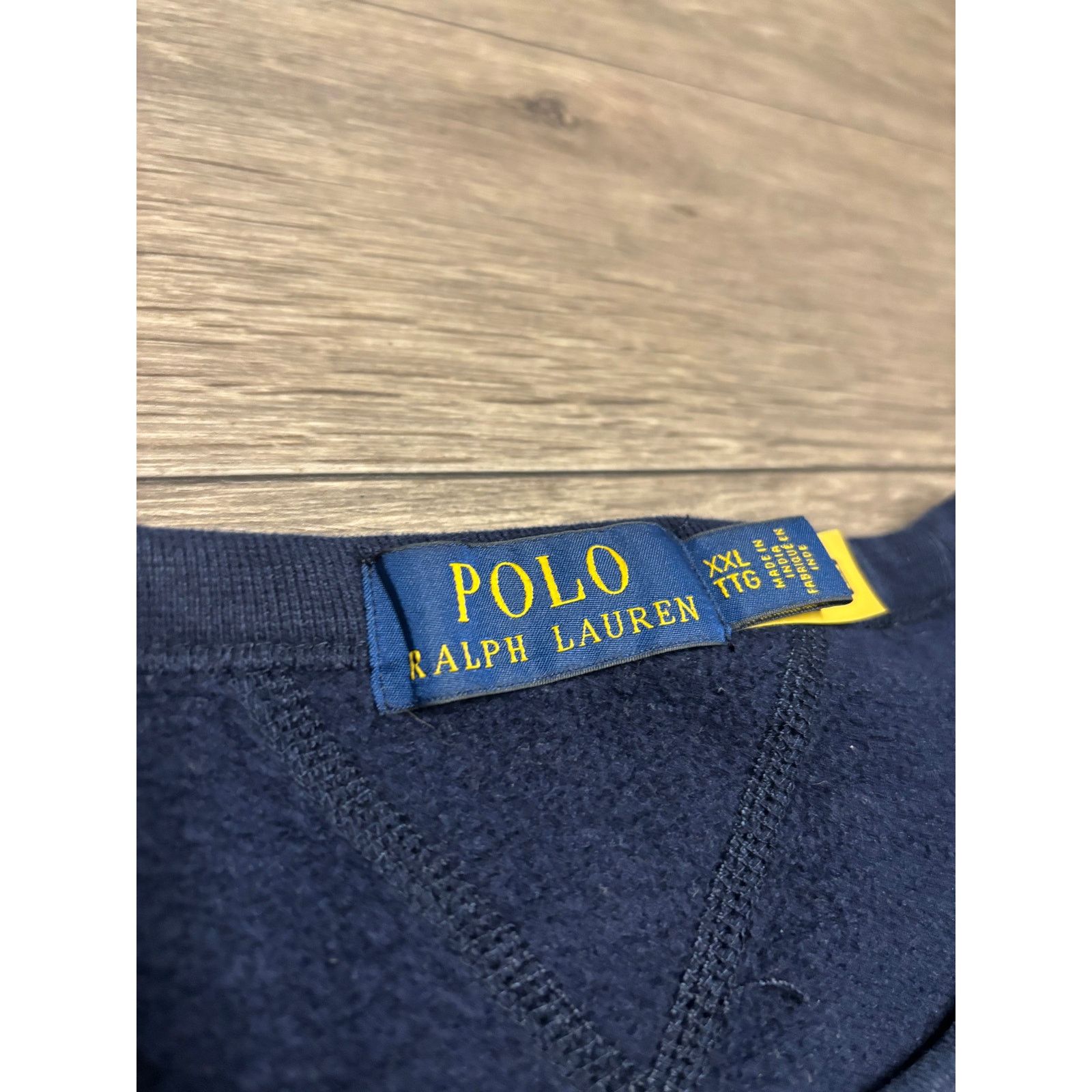 Designer × Polo Ralph Lauren Polo Ralph Lauren Crewneck Classic Blue Sweatshirt Sz XXL Size US XXL / EU 58 / 5 - 2 Thumbnail
