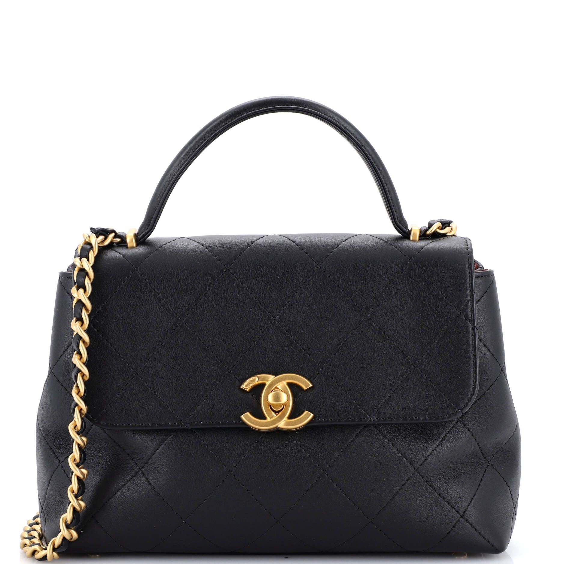 Chanel CC Top Handle Flap Bag Size ONE SIZE - 1 Thumbnail