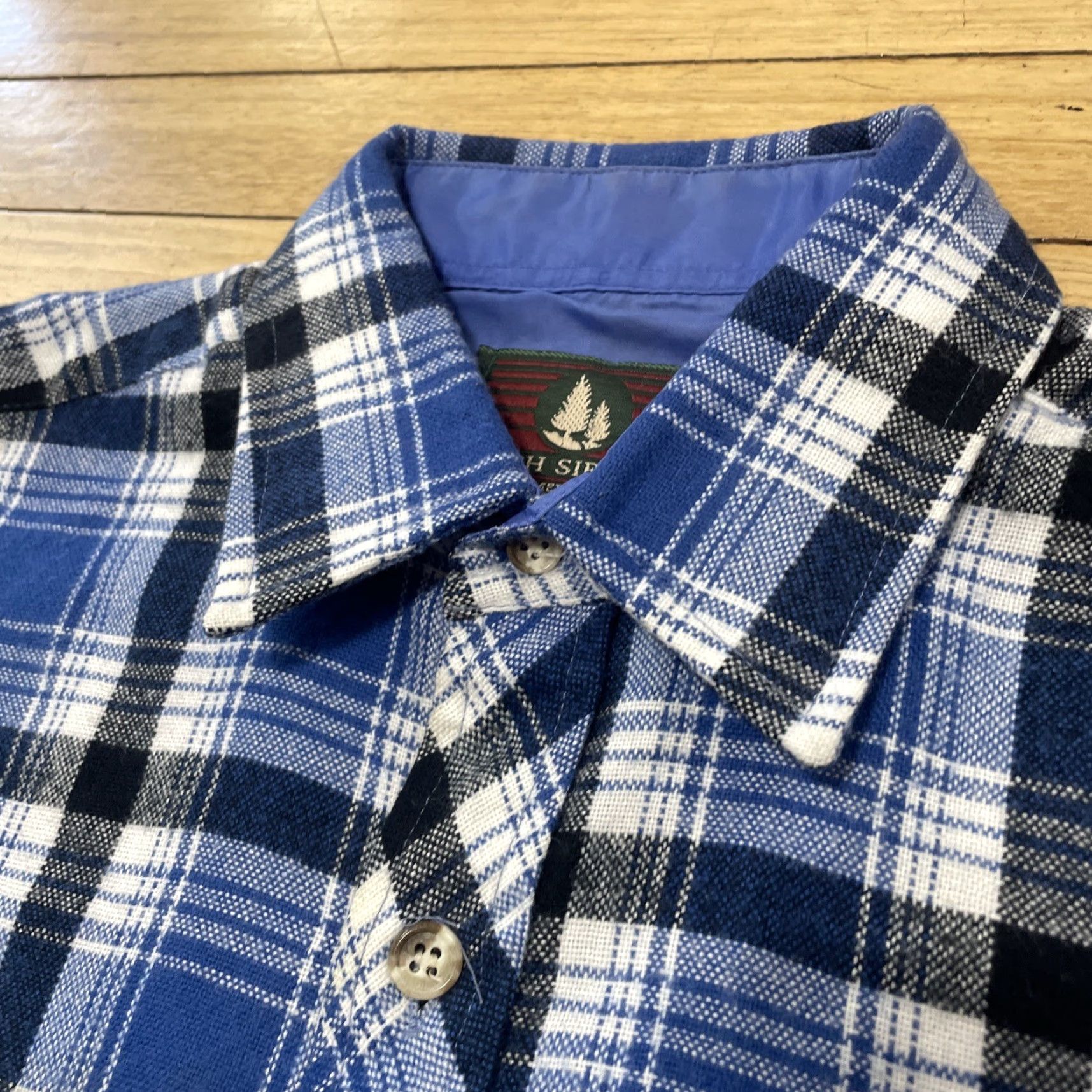 High Sierra VINTAGE High Sierra Flannel Shirt Men M Blue Plaid Western 90s Light Cotton Button-Up Redefined for Search (90s, western, vintage) Mens Size US M / EU 48-50 / 2 - 5 Thumbnail