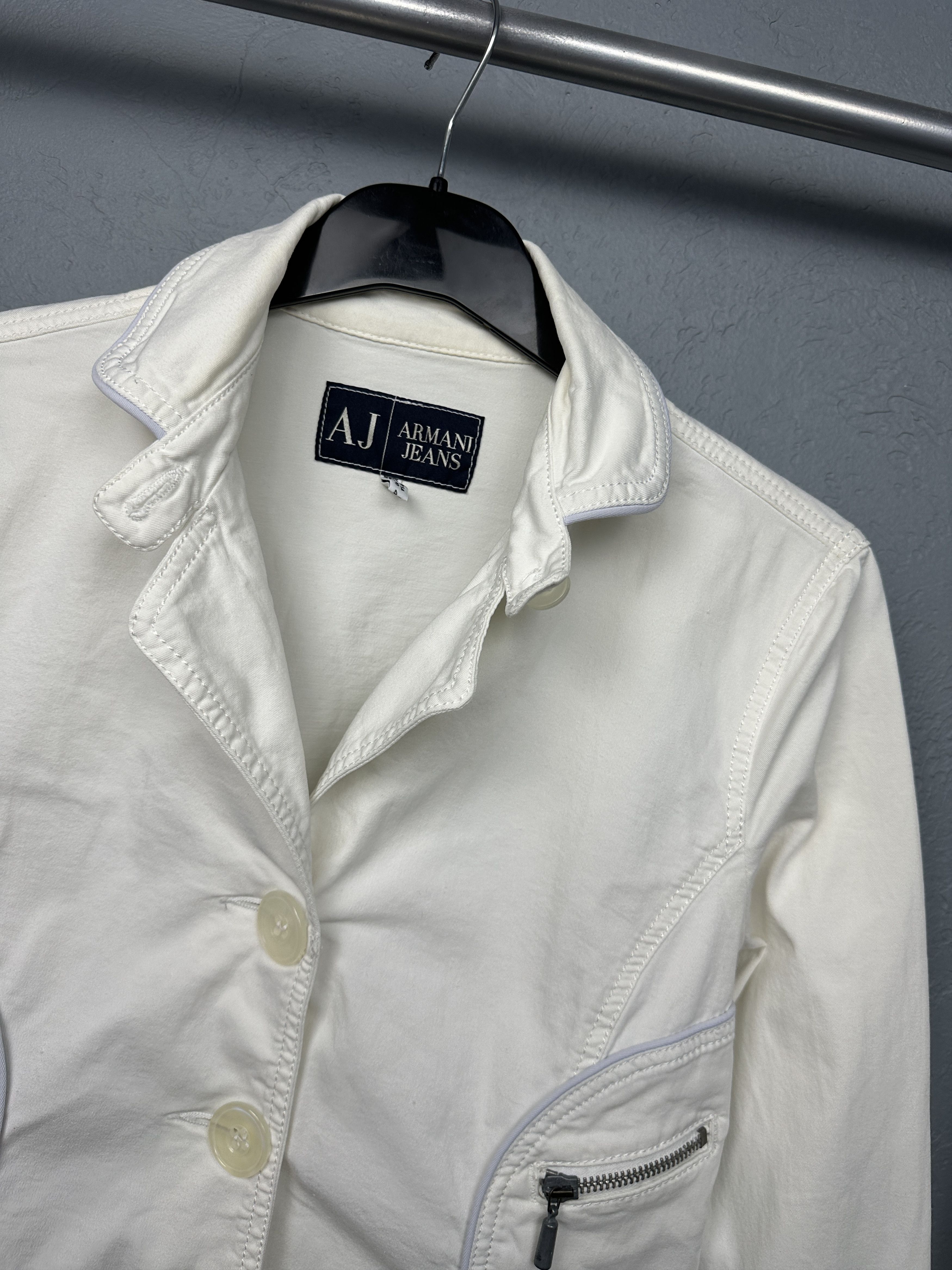 Armani Armani Jeans Vintage Womens Blazer Jacket Size L / US 10 / IT 46 - 2 Thumbnail