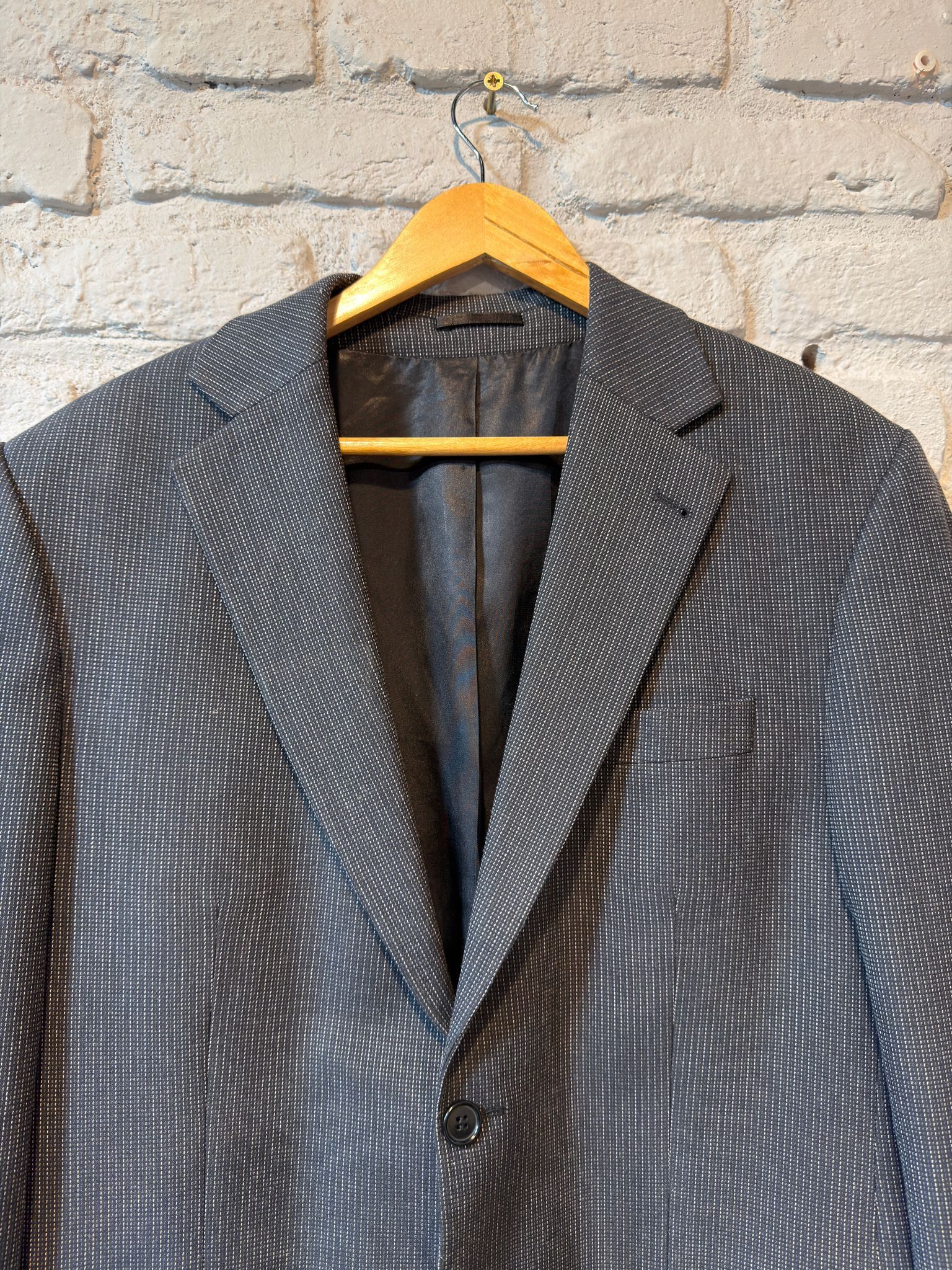 Cerruti 1881 Vintage Y2k Cerruti Wool blazer Woven in Italy Size 42R - 11 Thumbnail
