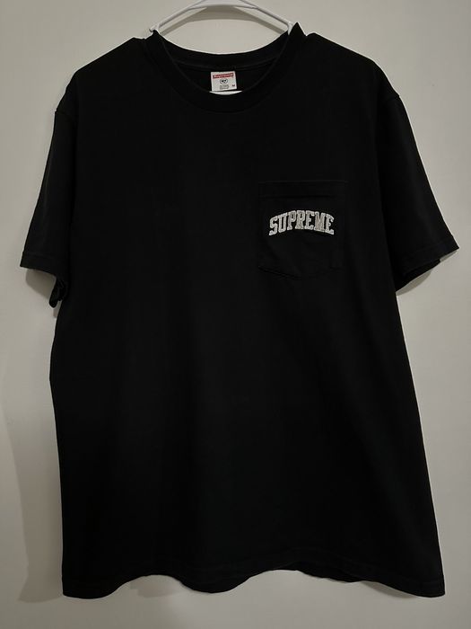 Supreme raiders clearance pocket tee