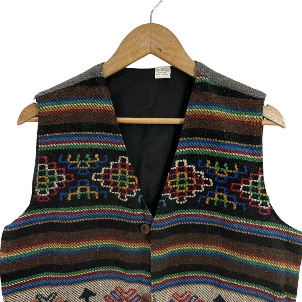 Handmade Vintage Handmade Art Utility Vest Size US M / EU 48-50 / 2 - 2 Thumbnail