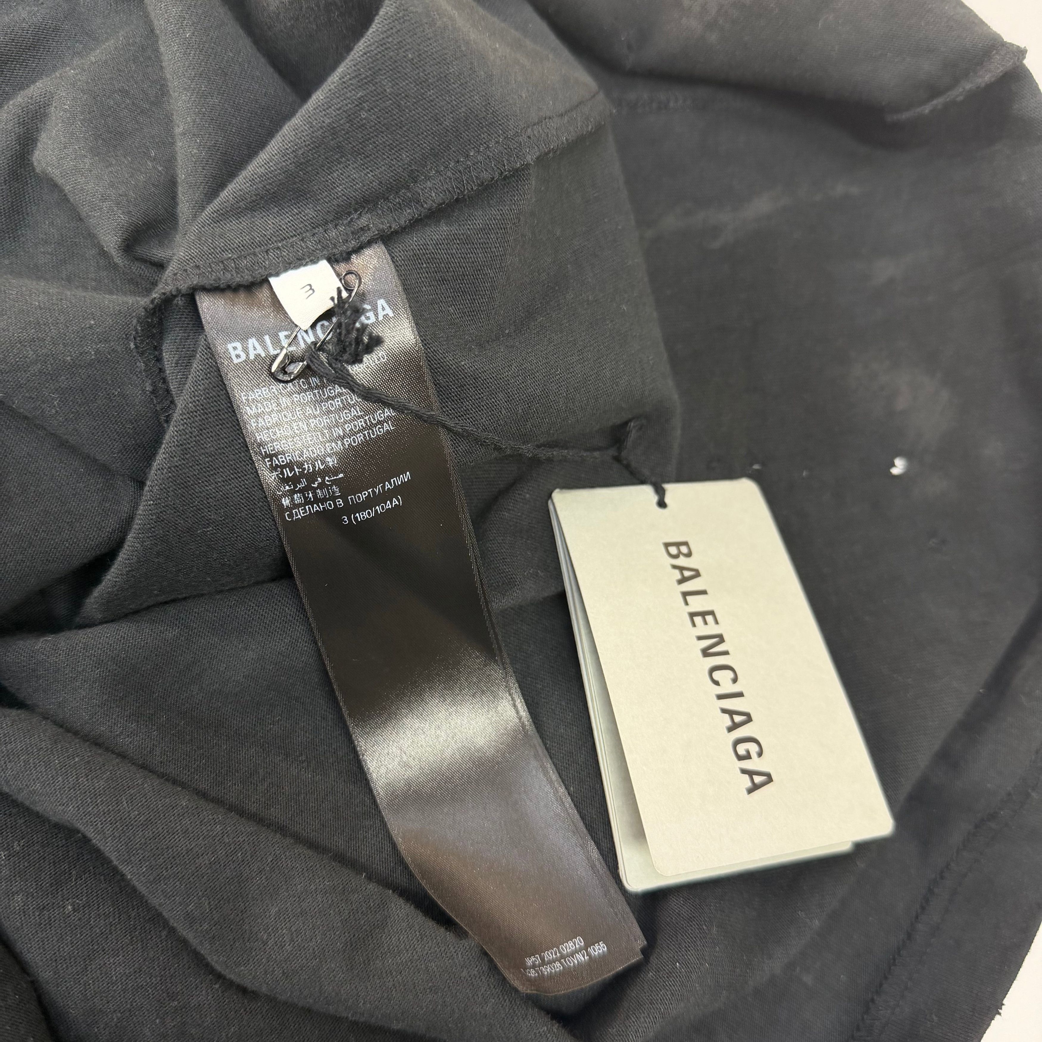 Balenciaga Balenciaga Oversized Skater Shirt Black 3 (XXL) Size US XXL / EU 58 / 5 - 5 Thumbnail