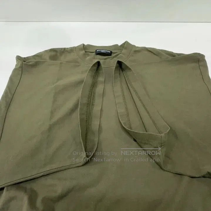 Balenciaga Balenciaga Logo Print Oversized Military Green T. Size US L / EU 52-54 / 3 - 3 Thumbnail