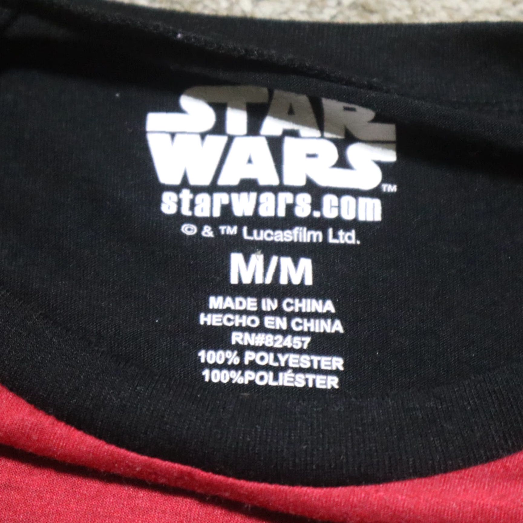 Star Wars VINTAGE Star Wars Santa Christmas PJ's Merry Force Be With You Holiday Top Shirt Medium Size US M / EU 48-50 / 2 - 3 Thumbnail