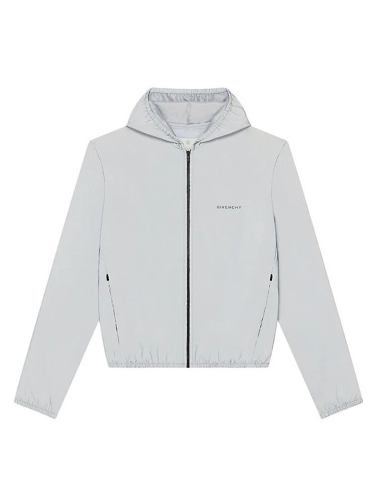 Givenchy o1w1db10325 Shrunken Windbreaker in Light Blue Size US S / EU 44-46 / 1 - 1 Thumbnail