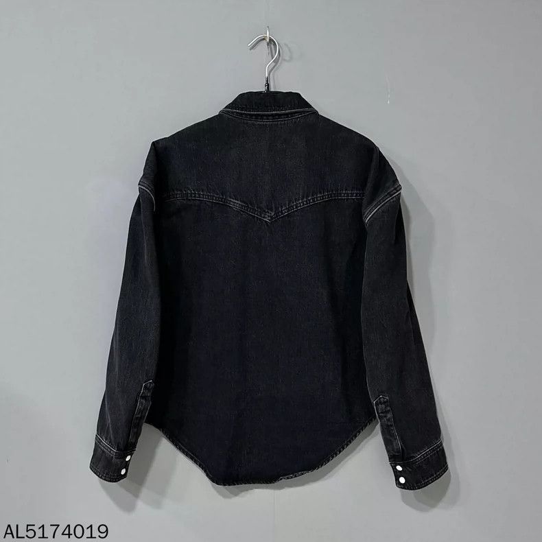 Balenciaga Black Wash Distressed Denim Jacket-2506 Size S / US 4 / IT 40 - 3 Thumbnail