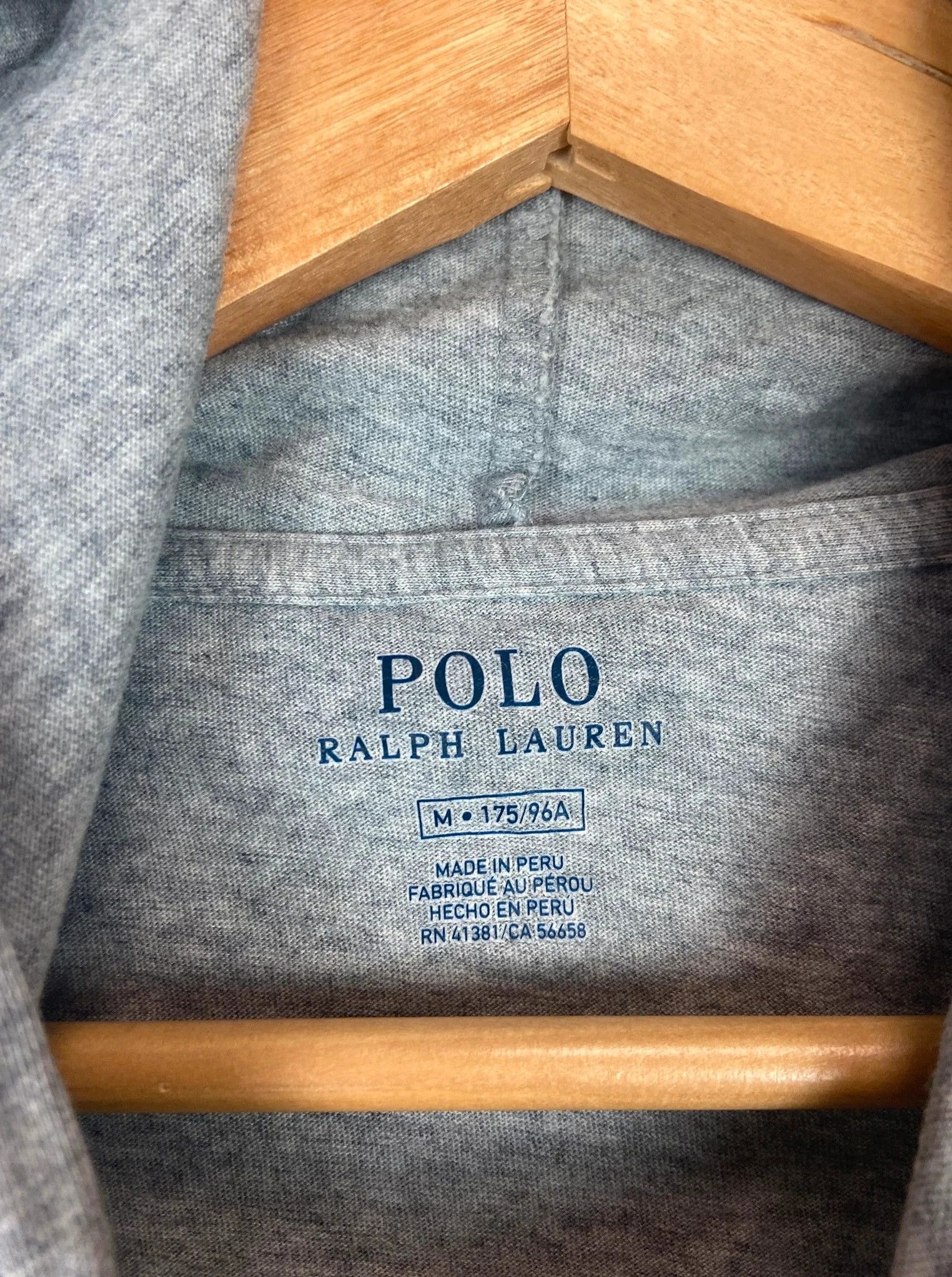 Ralph Lauren Ralph Lauren grey hoodie with embroidered logo (M Size US M / EU 48-50 / 2 - 3 Thumbnail