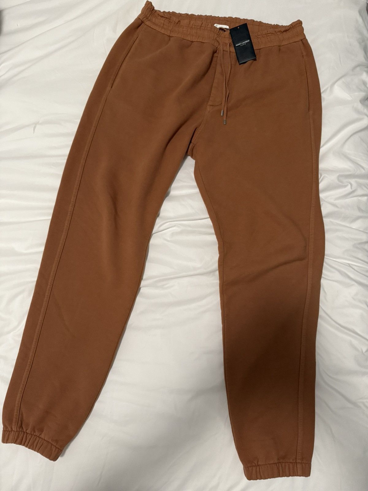 Saint Laurent Paris Premium YSL Sweatpants L XL Size US 34 / EU 50 - 1 Thumbnail