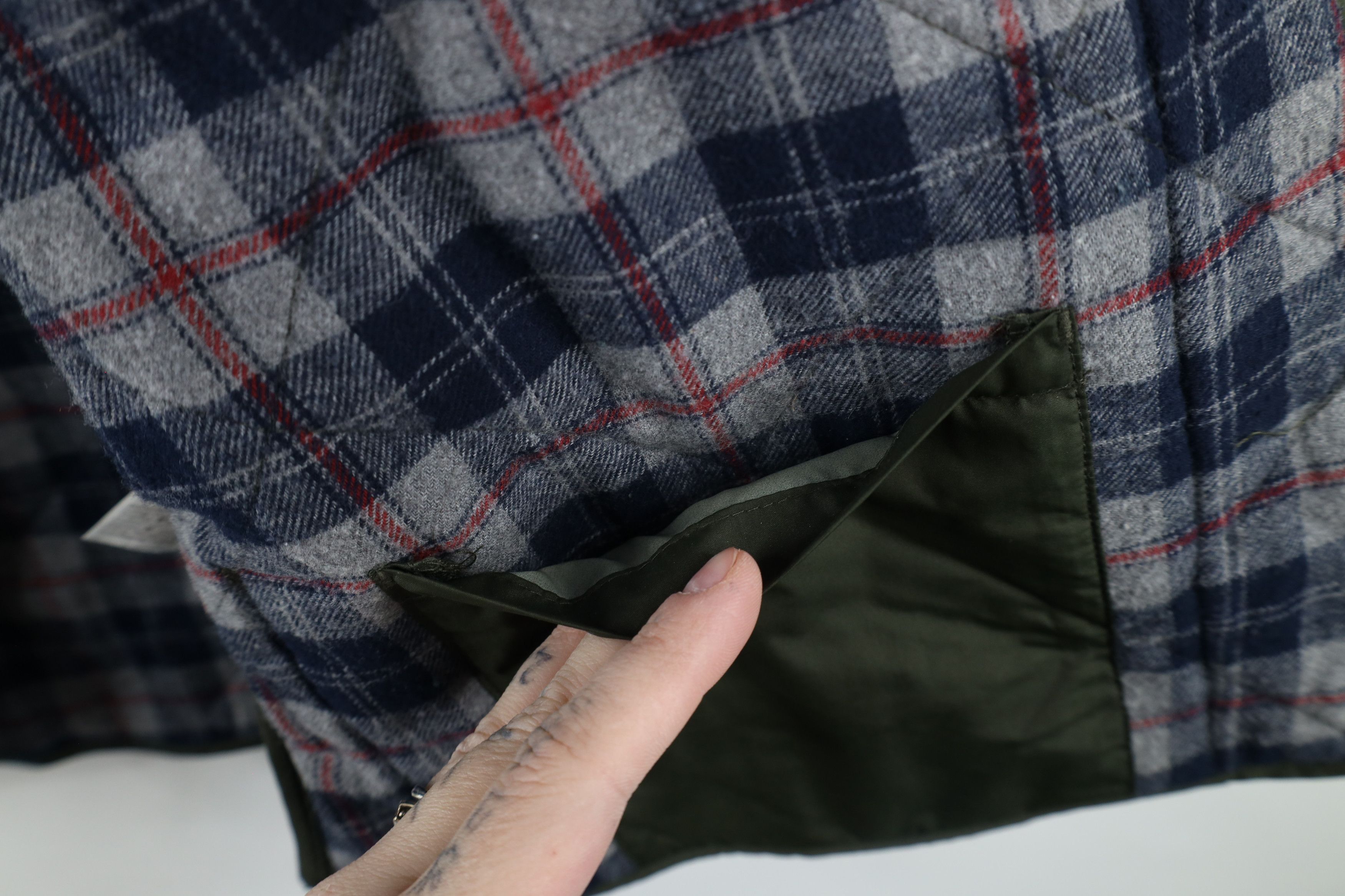 J.Crew × Vintage Vintage Y2K J Crew Lined Quilted Full Zip Vest Jacket Green Size US M / EU 48-50 / 2 - 10 Thumbnail