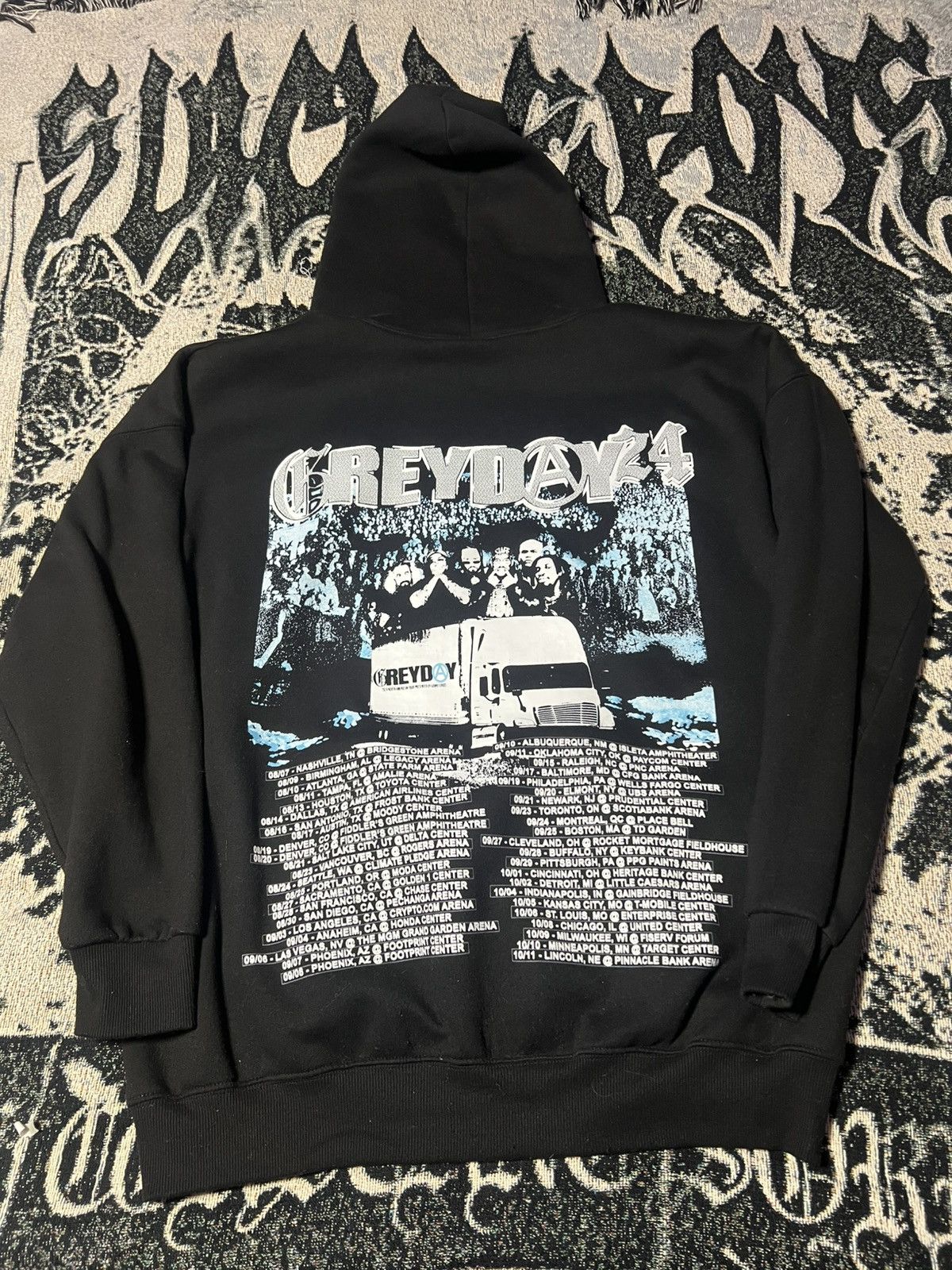 G59 Records 2024 greyday hoodie Size US L / EU 52-54 / 3 - 3 Thumbnail