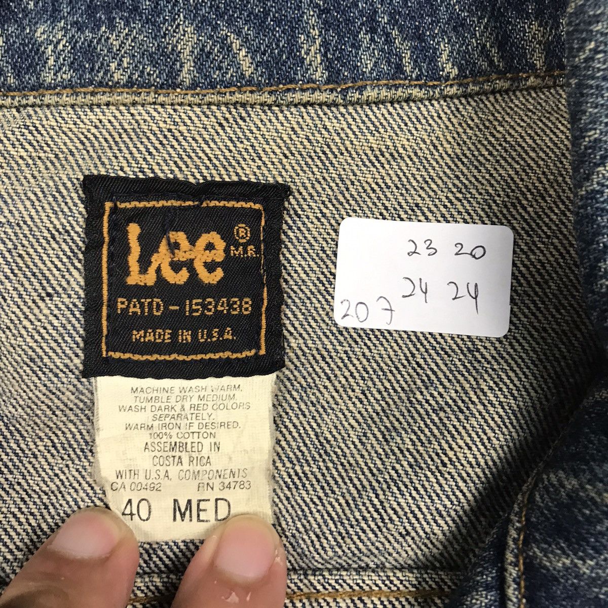 Hard Rock Cafe × Lee VTG🔥LEE X HARD ROCK CAFE HONOLULU DENIM BUTTON JACKET Size US M / EU 48-50 / 2 - 17 Thumbnail