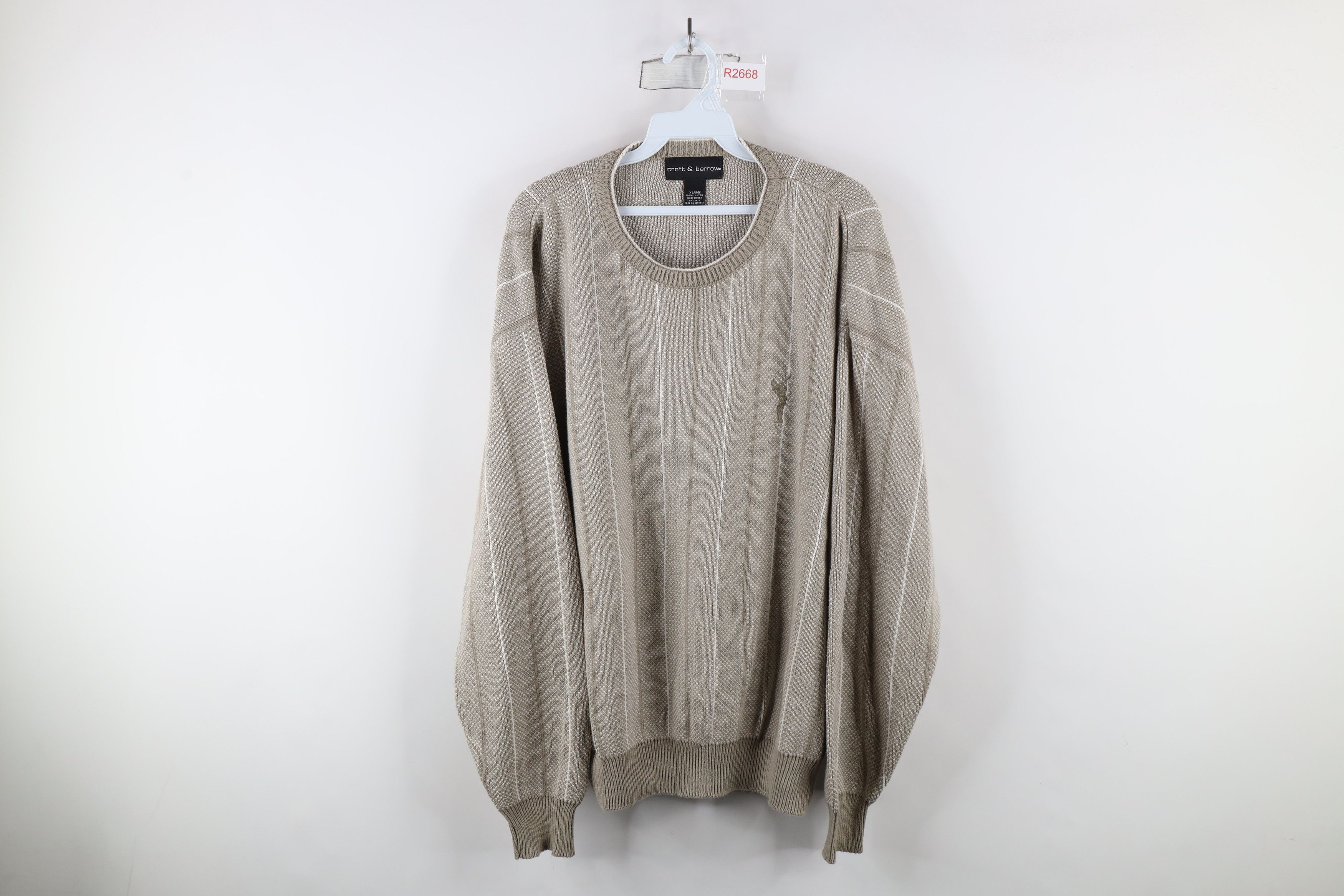Vintage Vintage 90s Streetwear Golfing Golf Crewneck Sweater USA Size US XL / EU 56 / 4 - 1 Thumbnail