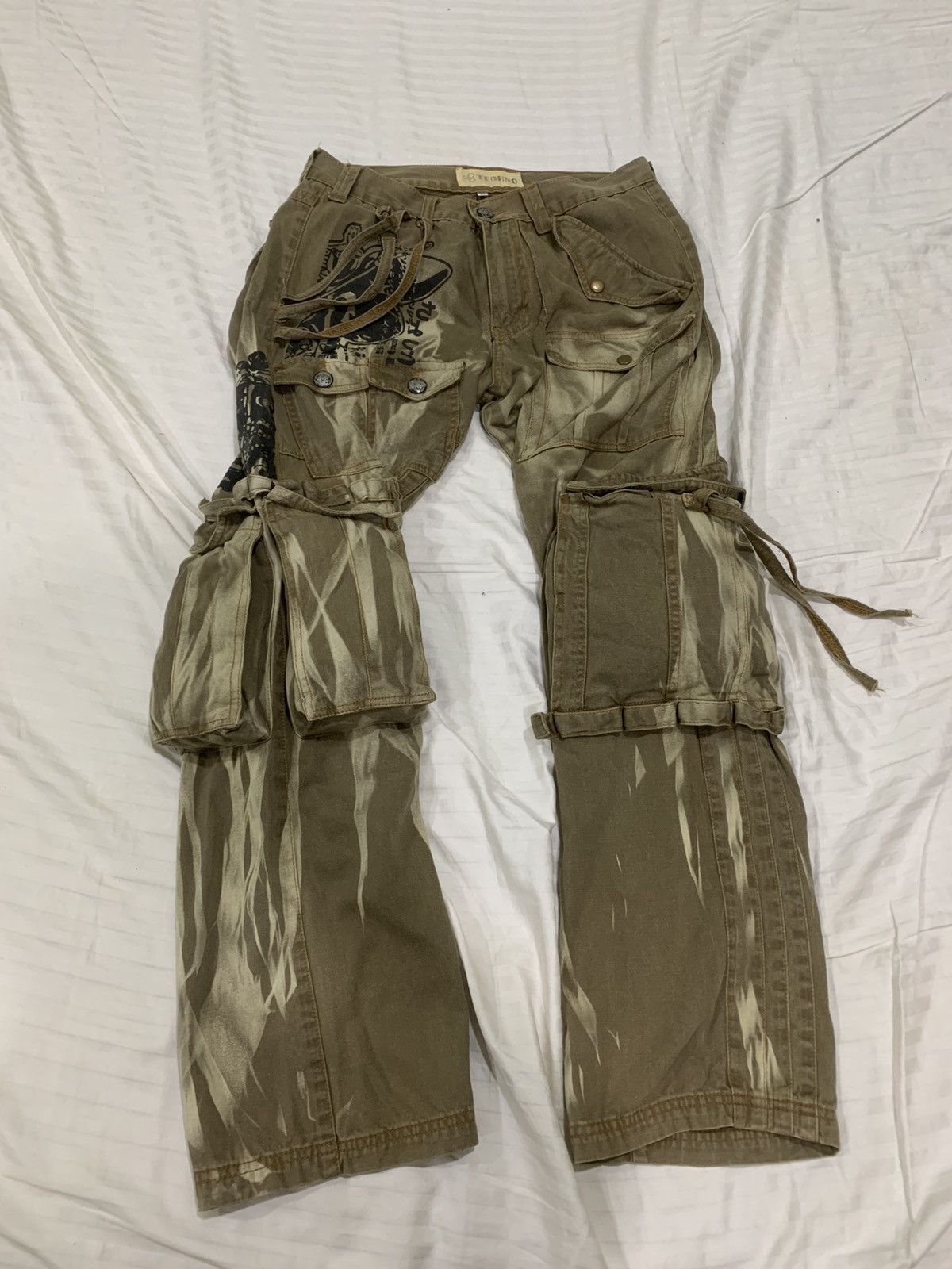 Japanese Brand Multipocket Techno Cargo Pants Size US 32 / EU 48 - 1 Thumbnail