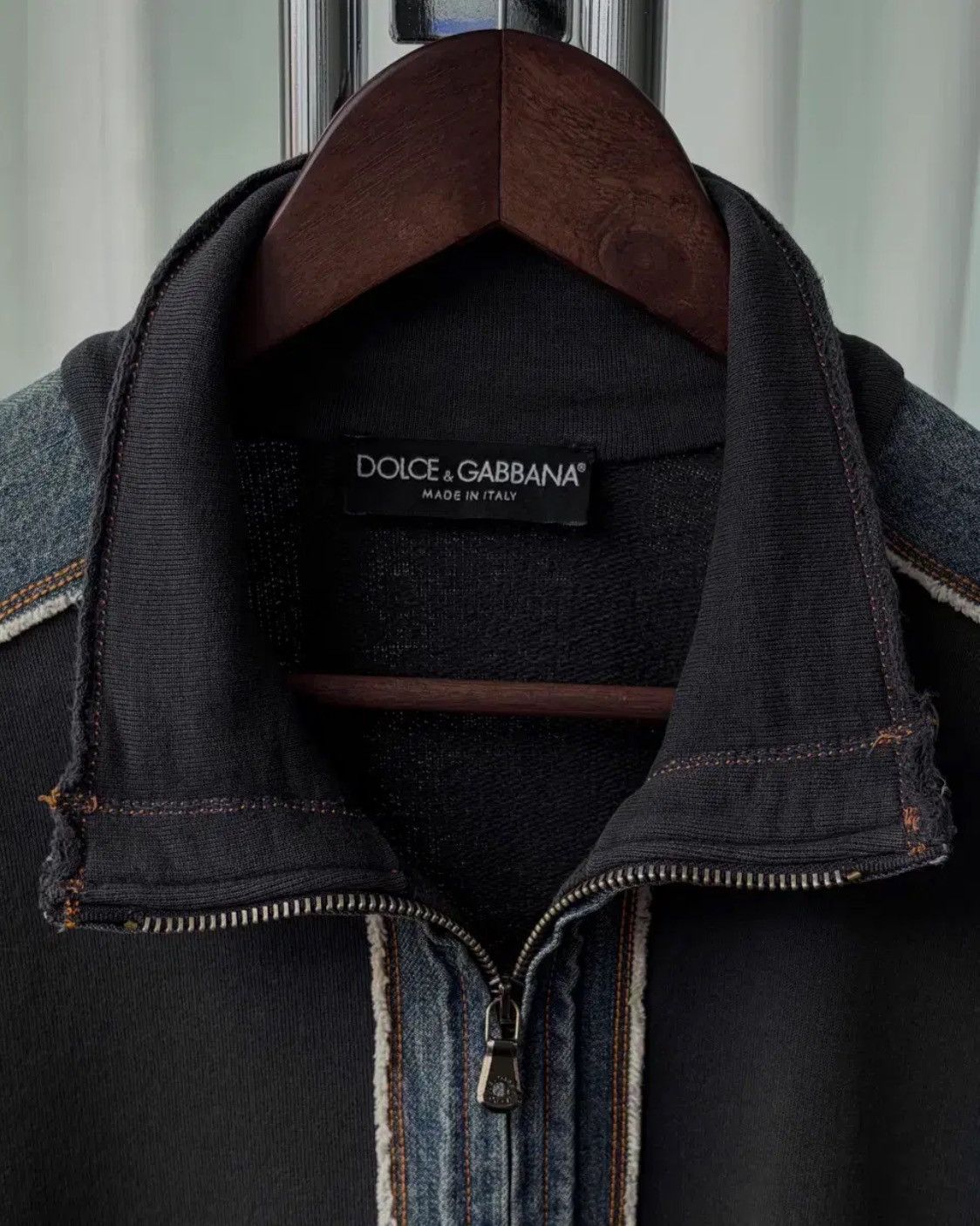 Dolce & Gabbana Dolce & Gabbana Denim Patch Zip Up Jacket Size US M / EU 48-50 / 2 - 7 Thumbnail