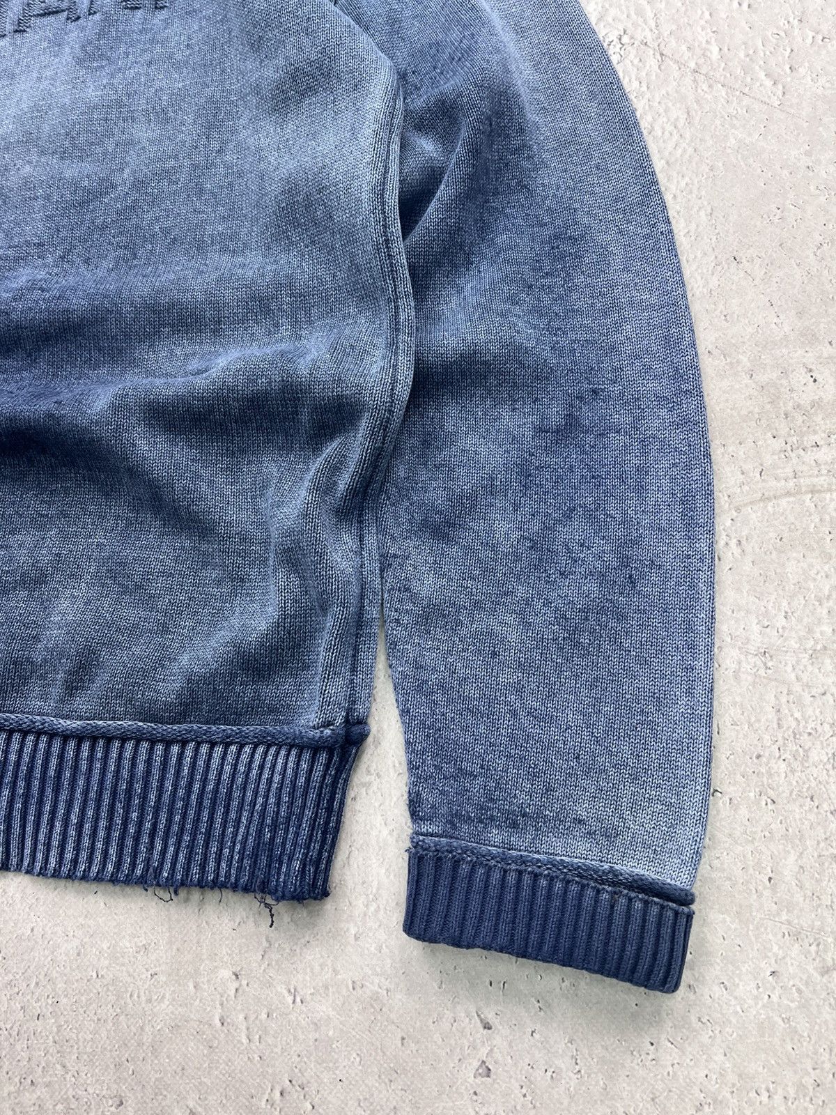 Emporio Armani VINTAGE STRIPPED EMPORIO ARMANI HYPE SWEATER Y2K Size US L / EU 52-54 / 3 - 7 Thumbnail