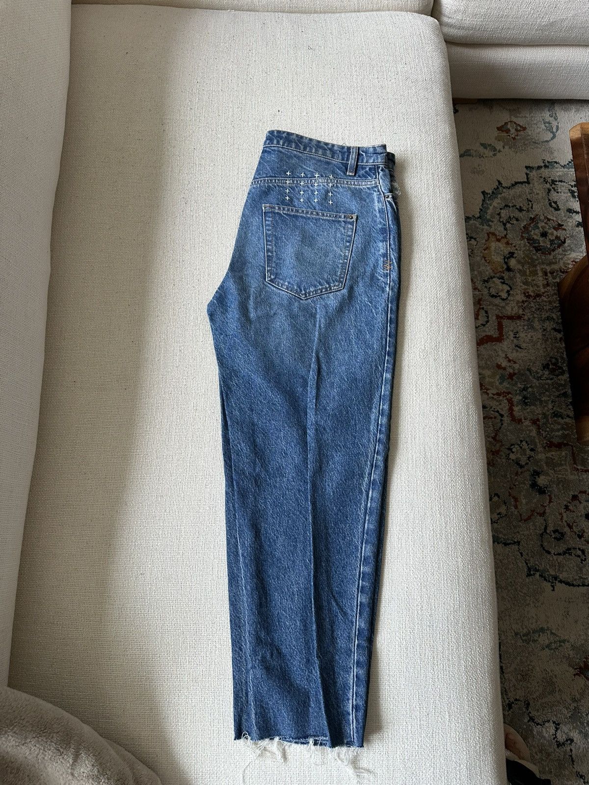 Ksubi Ksubi Raw Hem Jeans - Size 32 Size US 32 / EU 48 - 3 Thumbnail