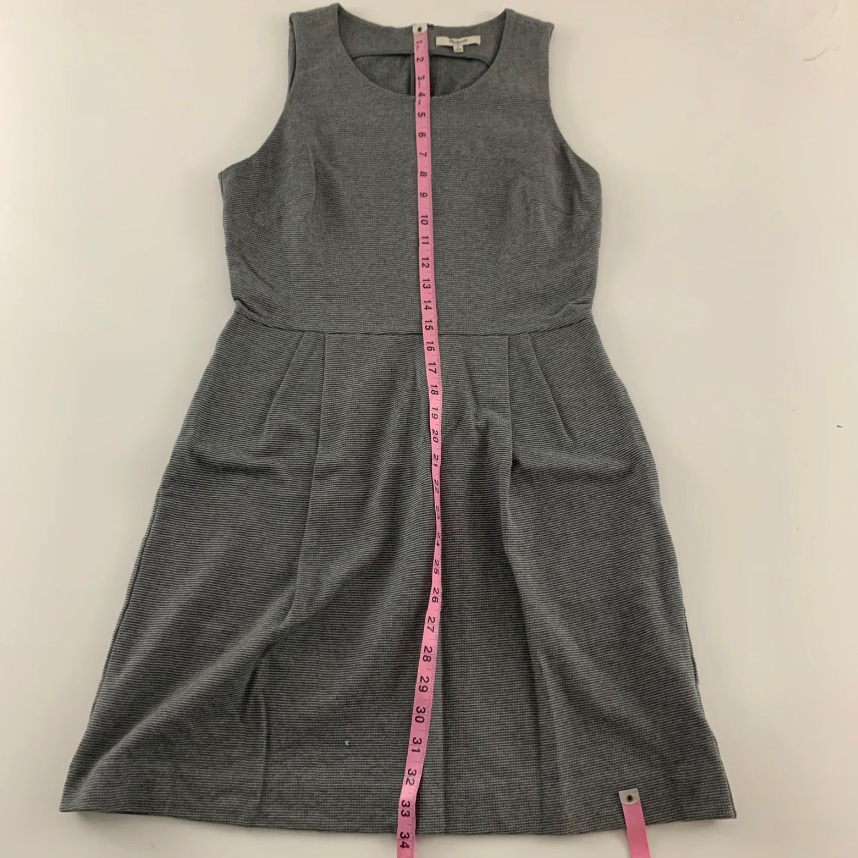 Madewell Madewell Sleeveless Shift Dress Women's Small Gray Size S / US 4 / IT 40 - 5 Thumbnail