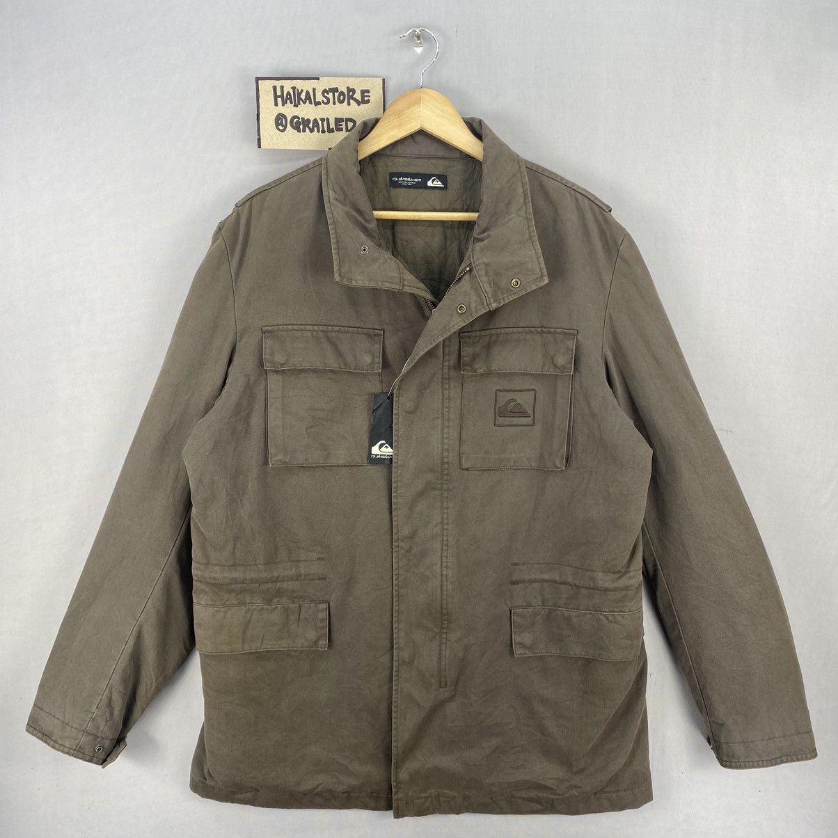 Quiksilver Vintage 90s Quicksilver Inspired M65 Style Jacket Size US L / EU 52-54 / 3 - 1 Thumbnail