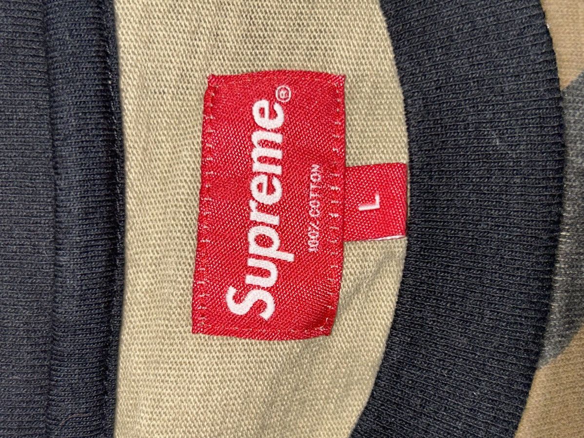 Supreme Supreme L/S Pocket Tee Tan Tribal Camo FW19 size Large NEW Size US L / EU 52-54 / 3 - 4 Thumbnail