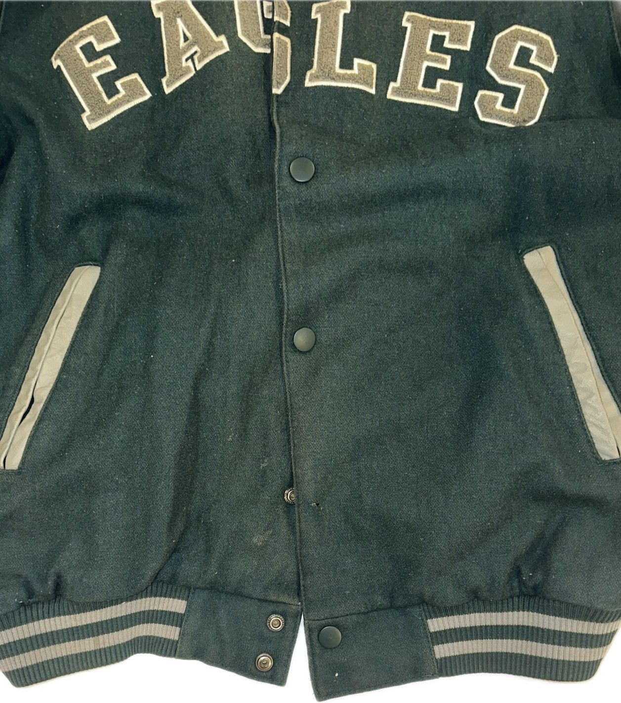 NFL Philadelphia Eagles Double Sided Varsity Jacket Size US XL / EU 56 / 4 - 3 Thumbnail