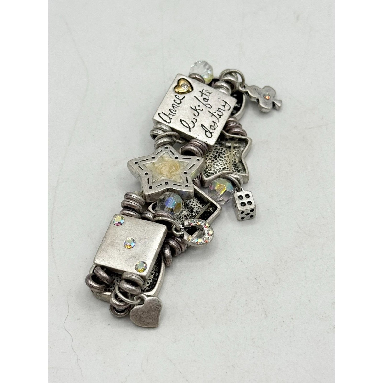 Other Lucky rhinestone enamel charm bracelet Size ONE SIZE - 5 Thumbnail