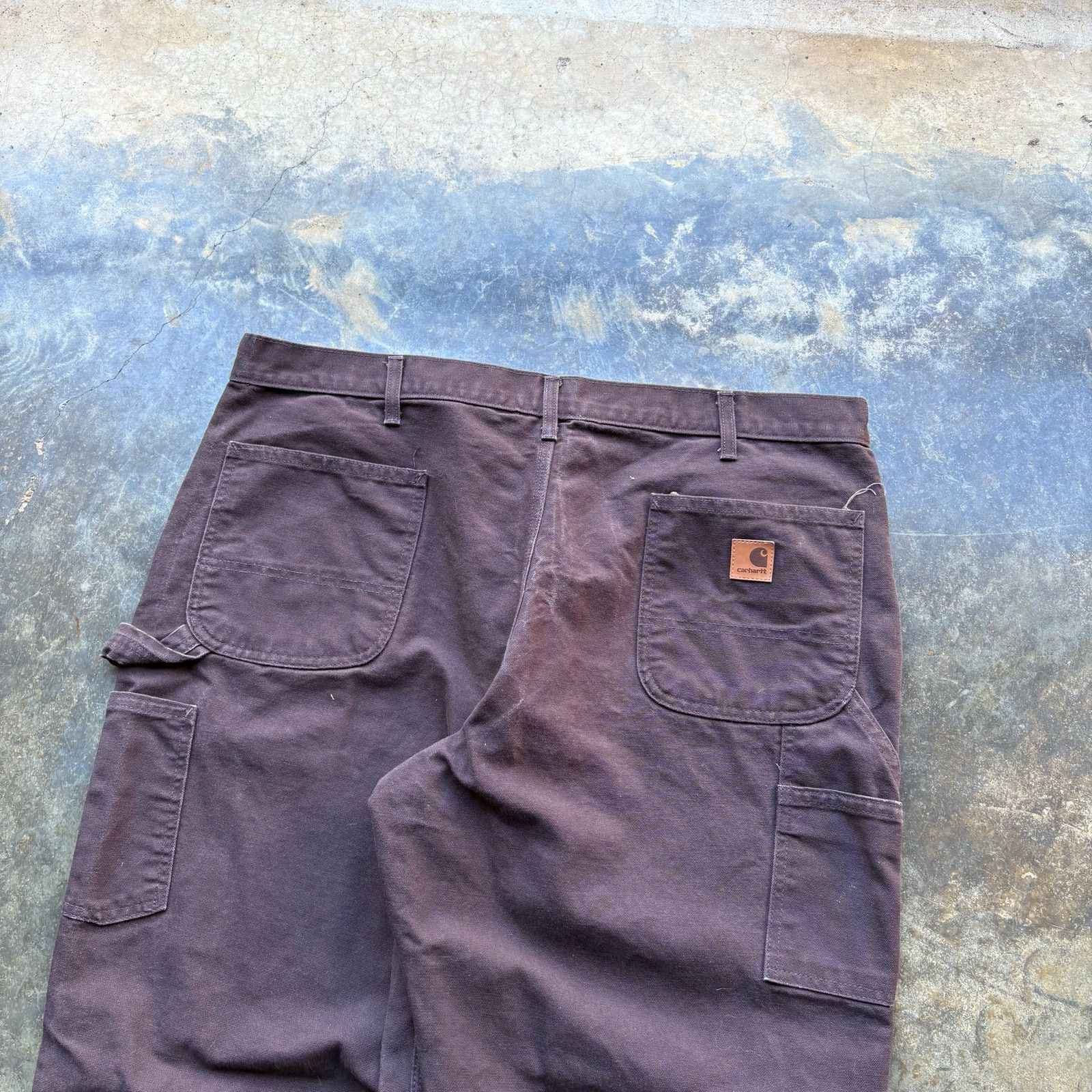 Carhartt Vintage baggy Dark Brown Carhartt Work pants Size US 42 / EU 58 - 2 Thumbnail