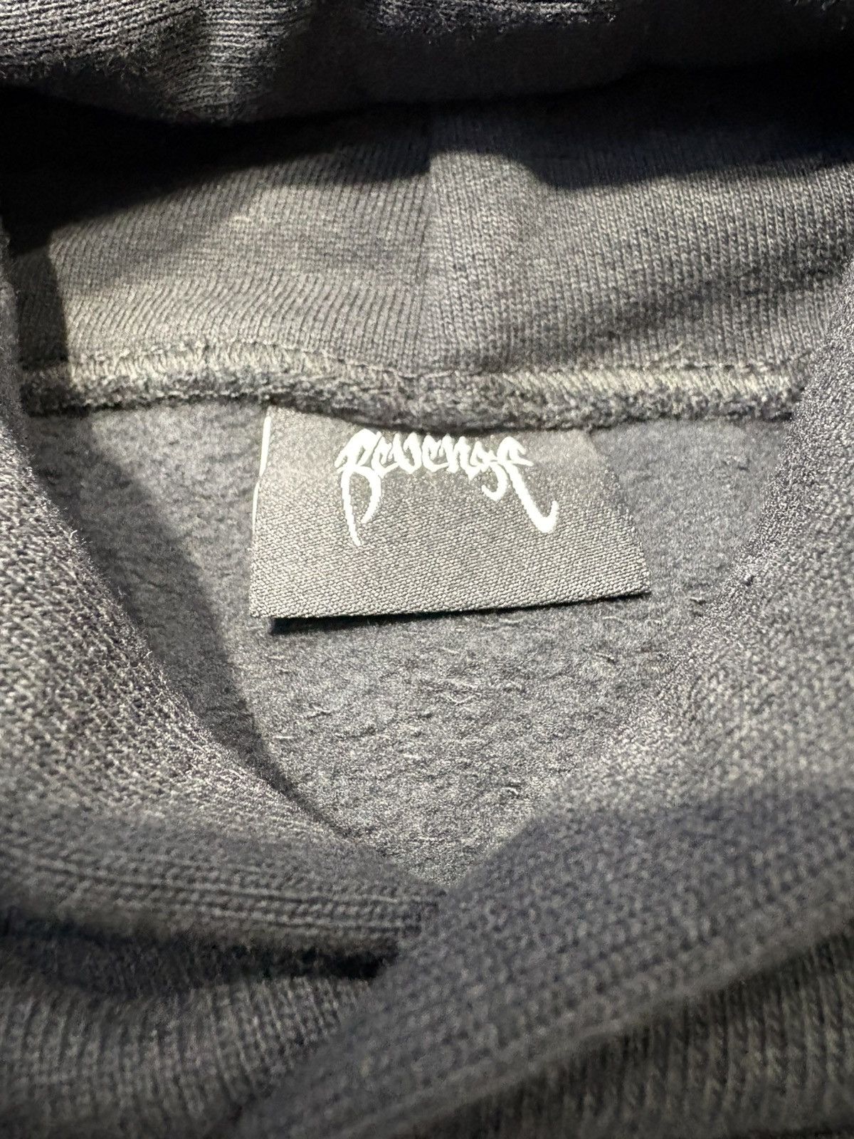 Revenge REVENGE “SNOWFALL” HOODIE - SIZE XL - (BLACK) Size US XL / EU 56 / 4 - 5 Thumbnail
