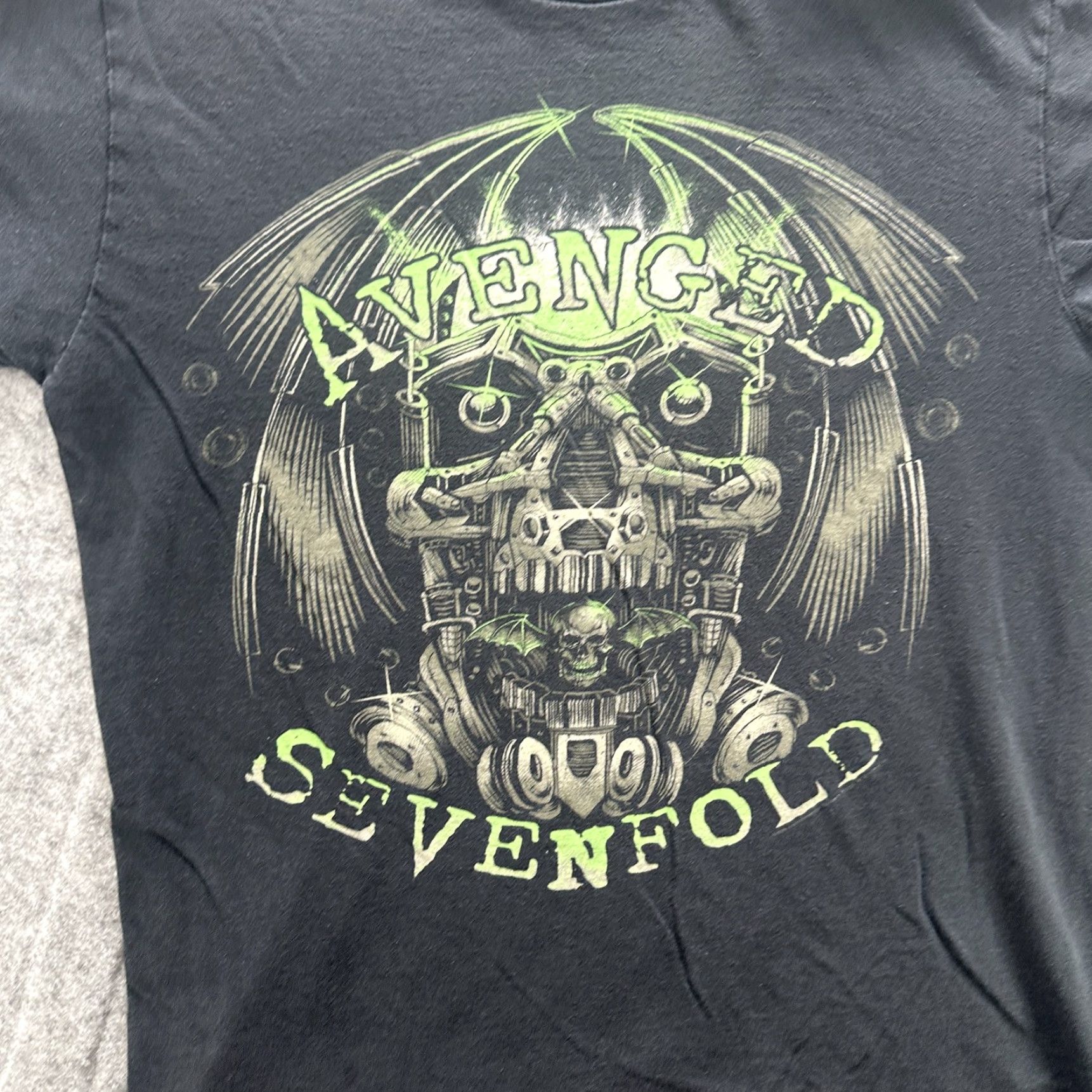 Vintage Avenged Sevenfold Shirt Mens Medium Black Band Tee Graphic Metal Rock Concert Size US M / EU 48-50 / 2 - 5 Thumbnail