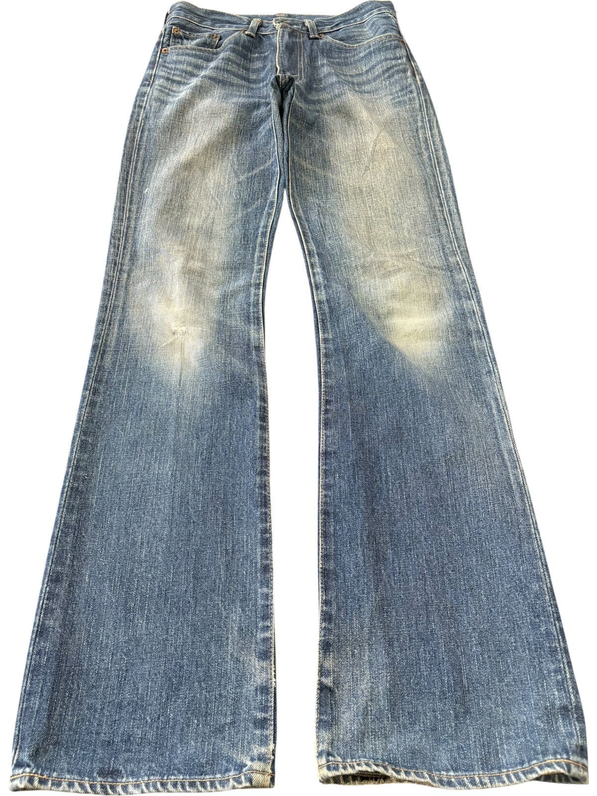 Levi's Vintage 90s Levis 517 Distressed Flare Jeans Size US 29 - 1 Thumbnail