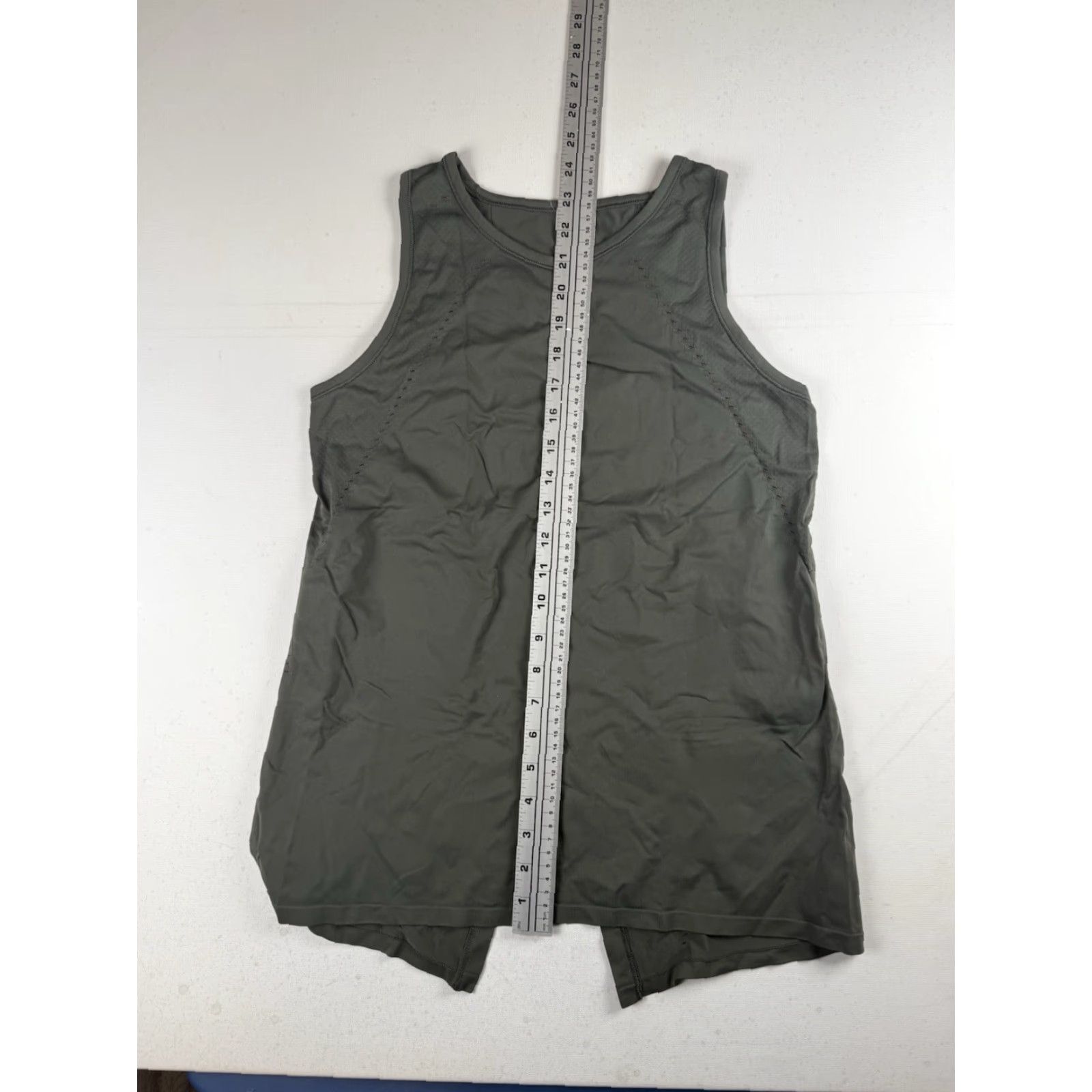 Athleta Athleta Tank Women's Foothills Split Back Stretch Seamless Size S Green Size S / US 4 / IT 40 - 4 Thumbnail