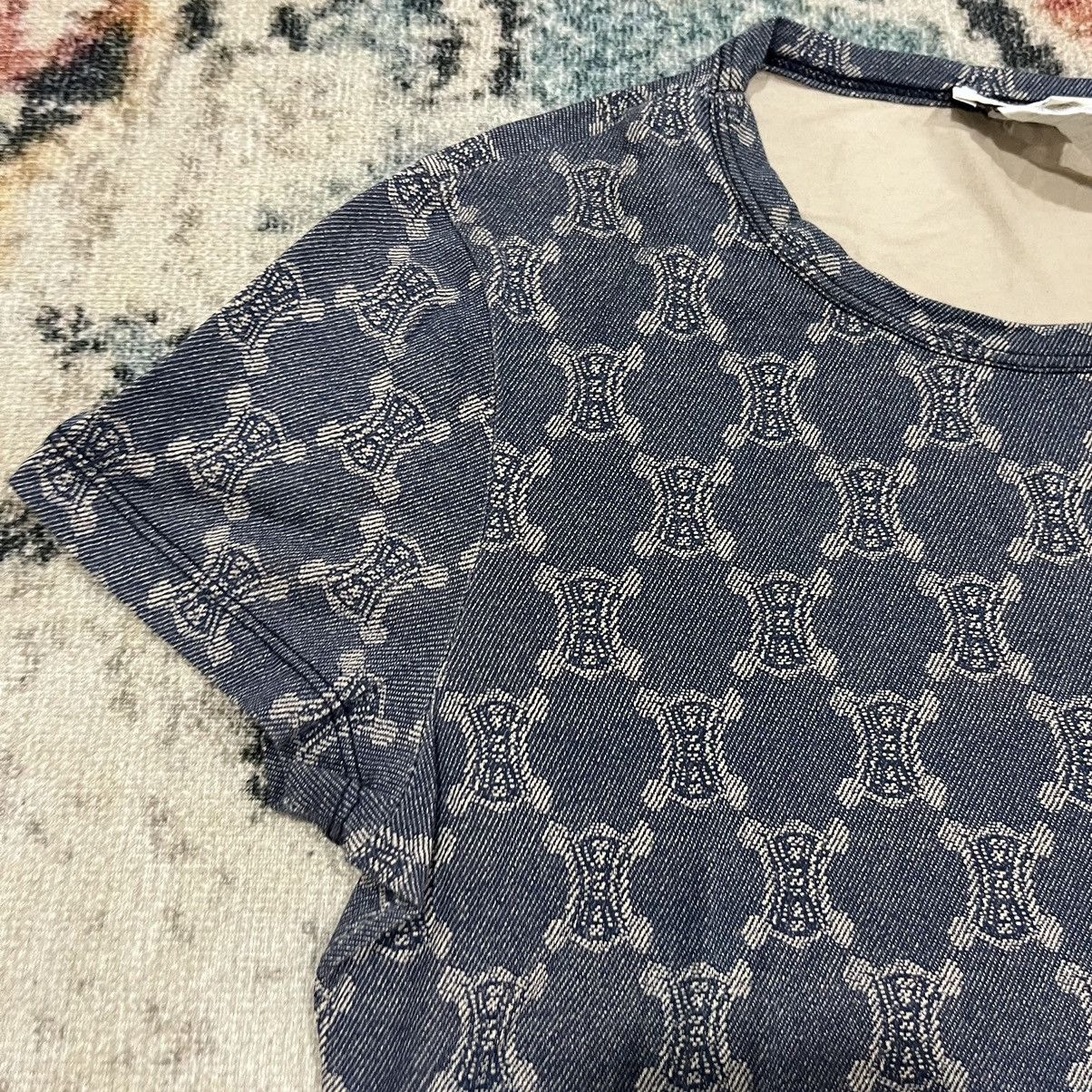 Celine × Vintage Vintage Celine Macadam tee Size S / US 4 / IT 40 - 3 Thumbnail
