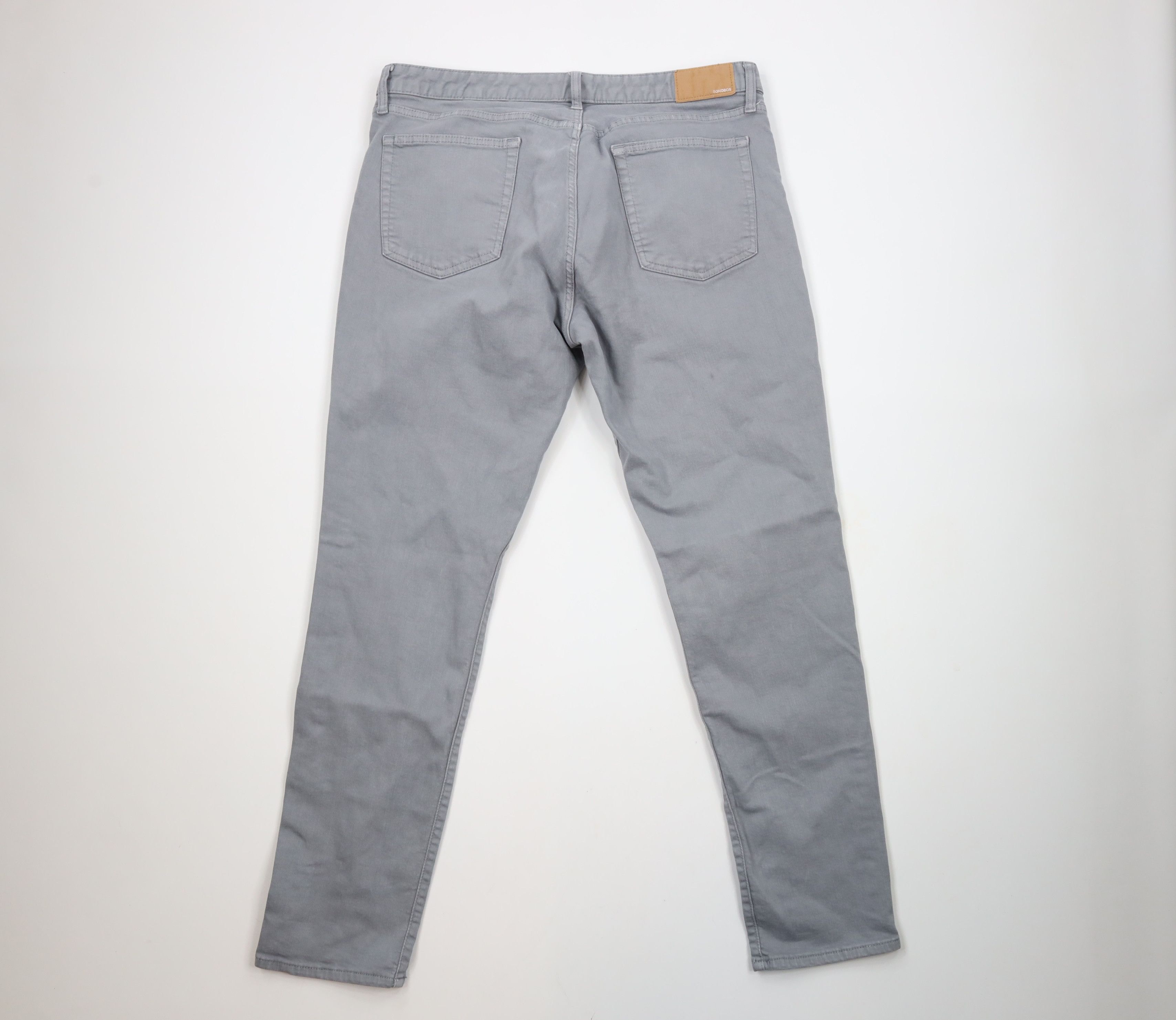 Bonobos × Vintage Bonobos Stretch Slim Tapered Leg Denim Jeans Pants Gray Size US 38 / EU 54 - 9 Thumbnail