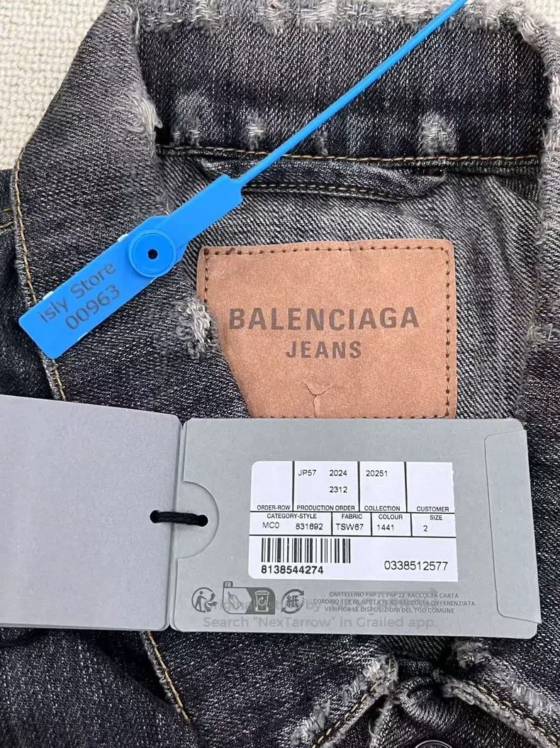 Balenciaga Balenciaga Denim Jacket Coat Size US M / EU 48-50 / 2 - 4 Thumbnail