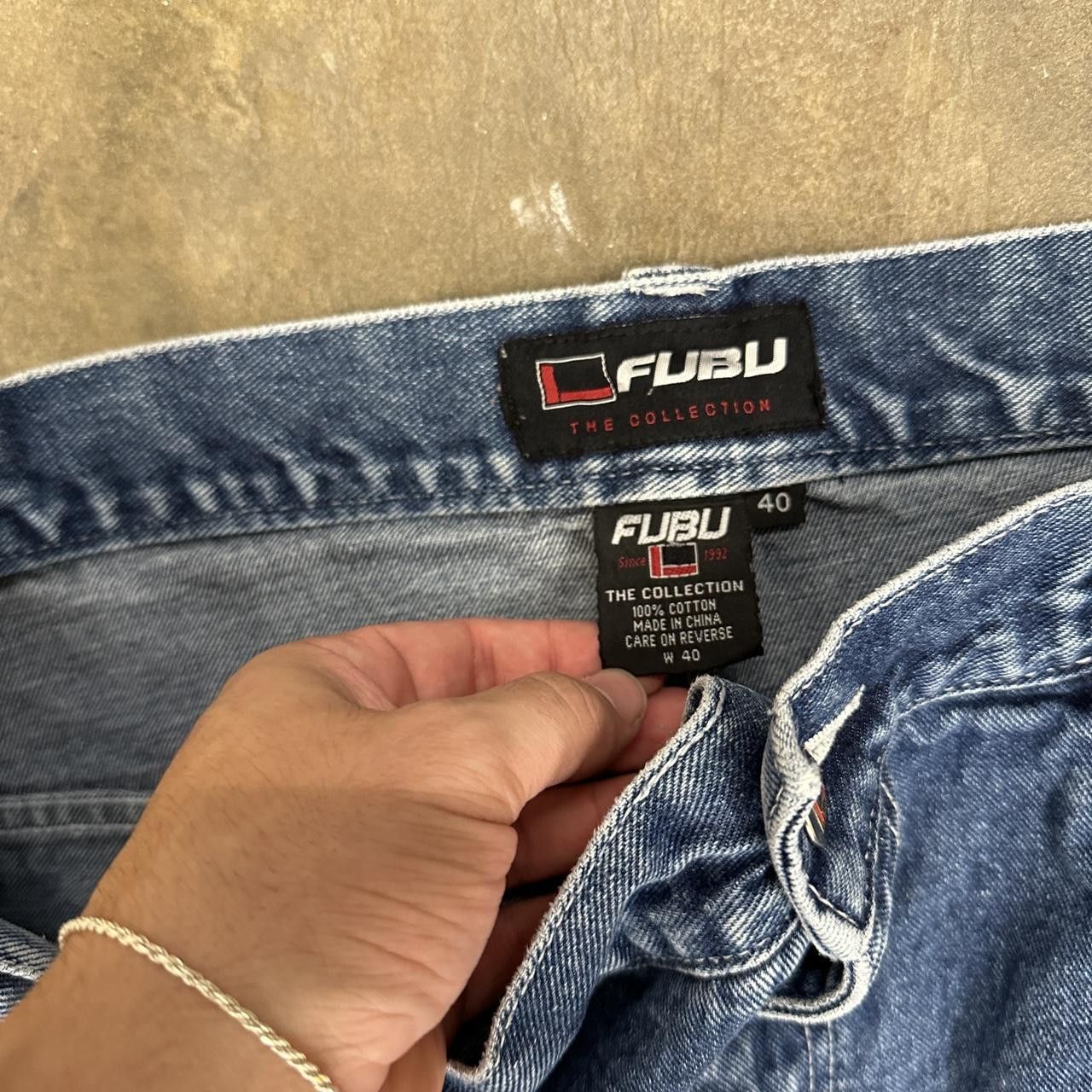 Fubu Y2K Baggy Fubu Baggy Jean Shorts Size 40 Size US 40 / EU 56 - 5 Thumbnail