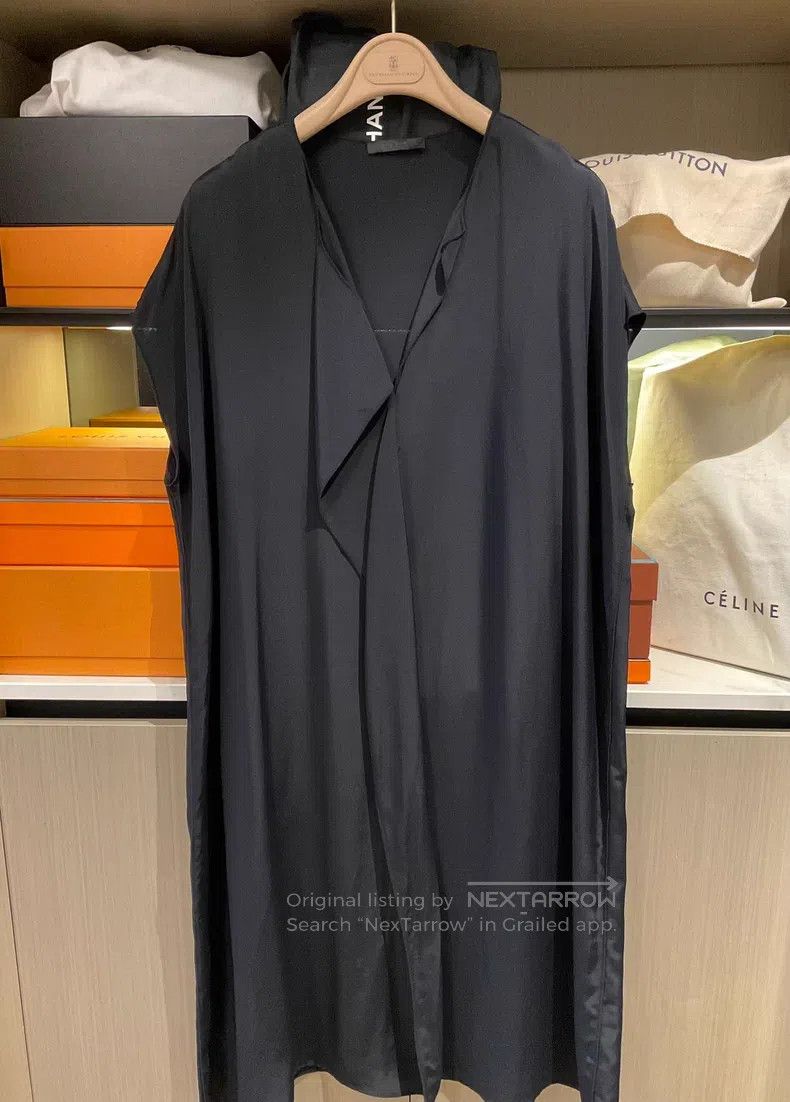 The Row The Row Black Dress Size L / US 10 / IT 46 - 1 Thumbnail